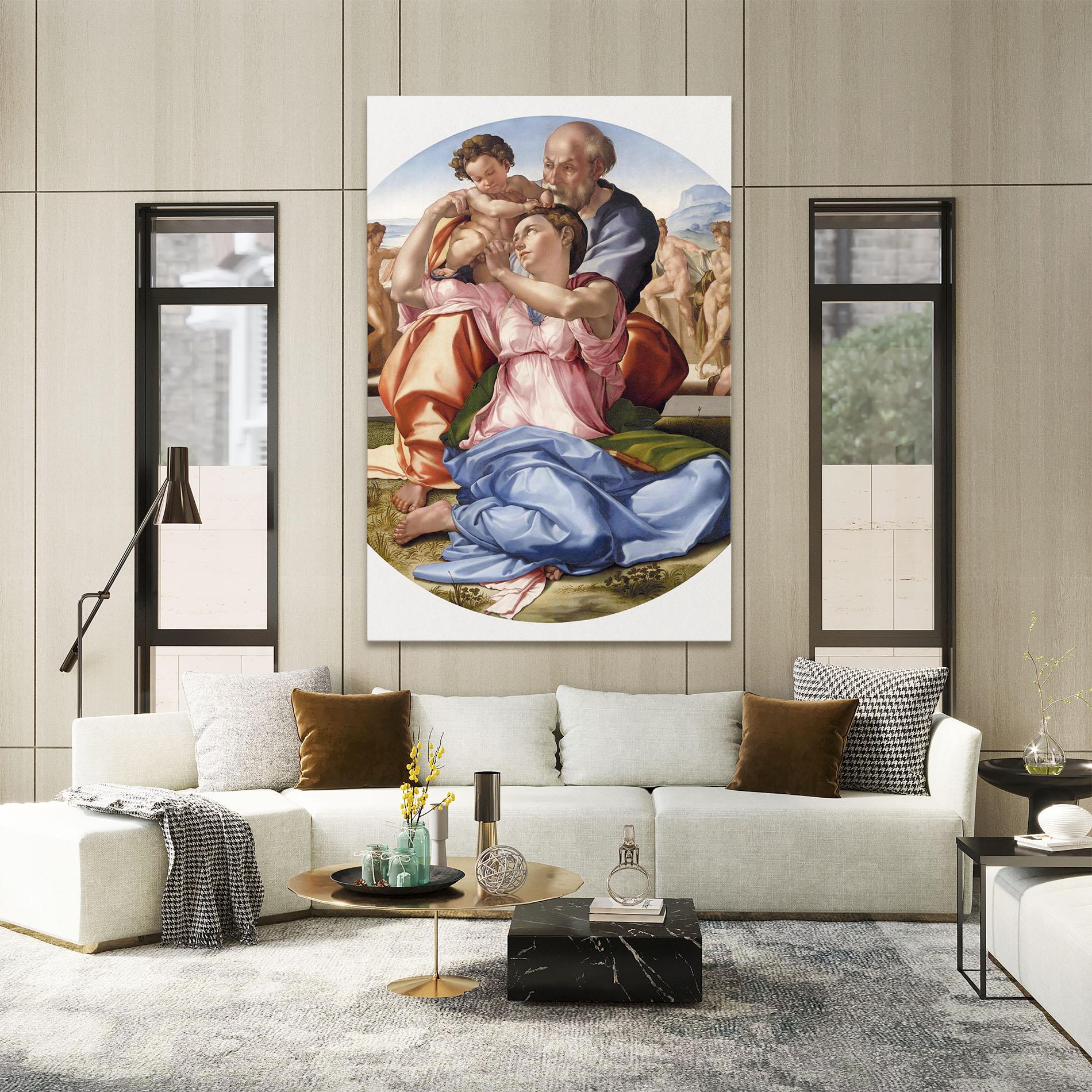 Leinwandbild Doni Tondo mockup 2