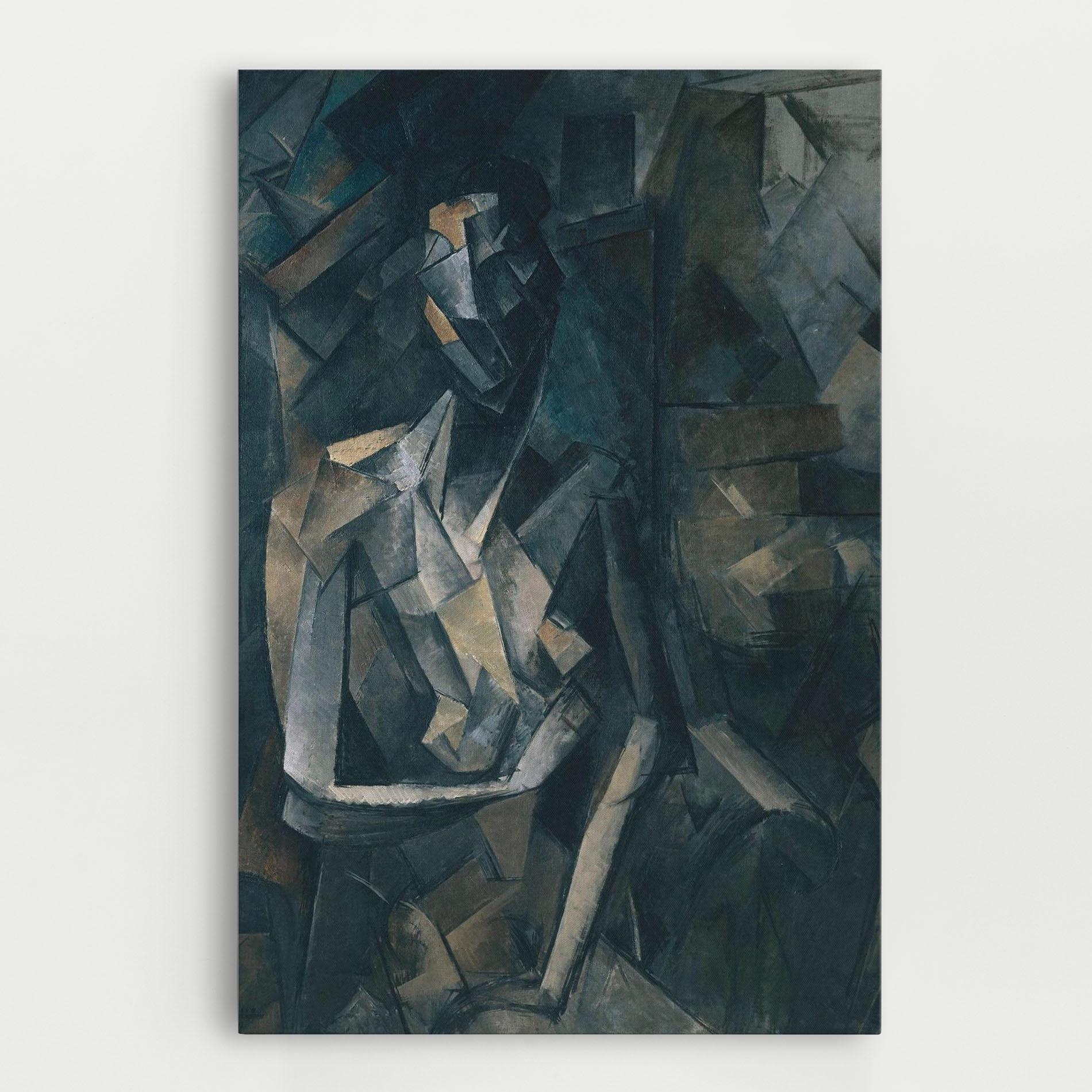 Leinwandbild Dans Un Fauteuil mockup 0