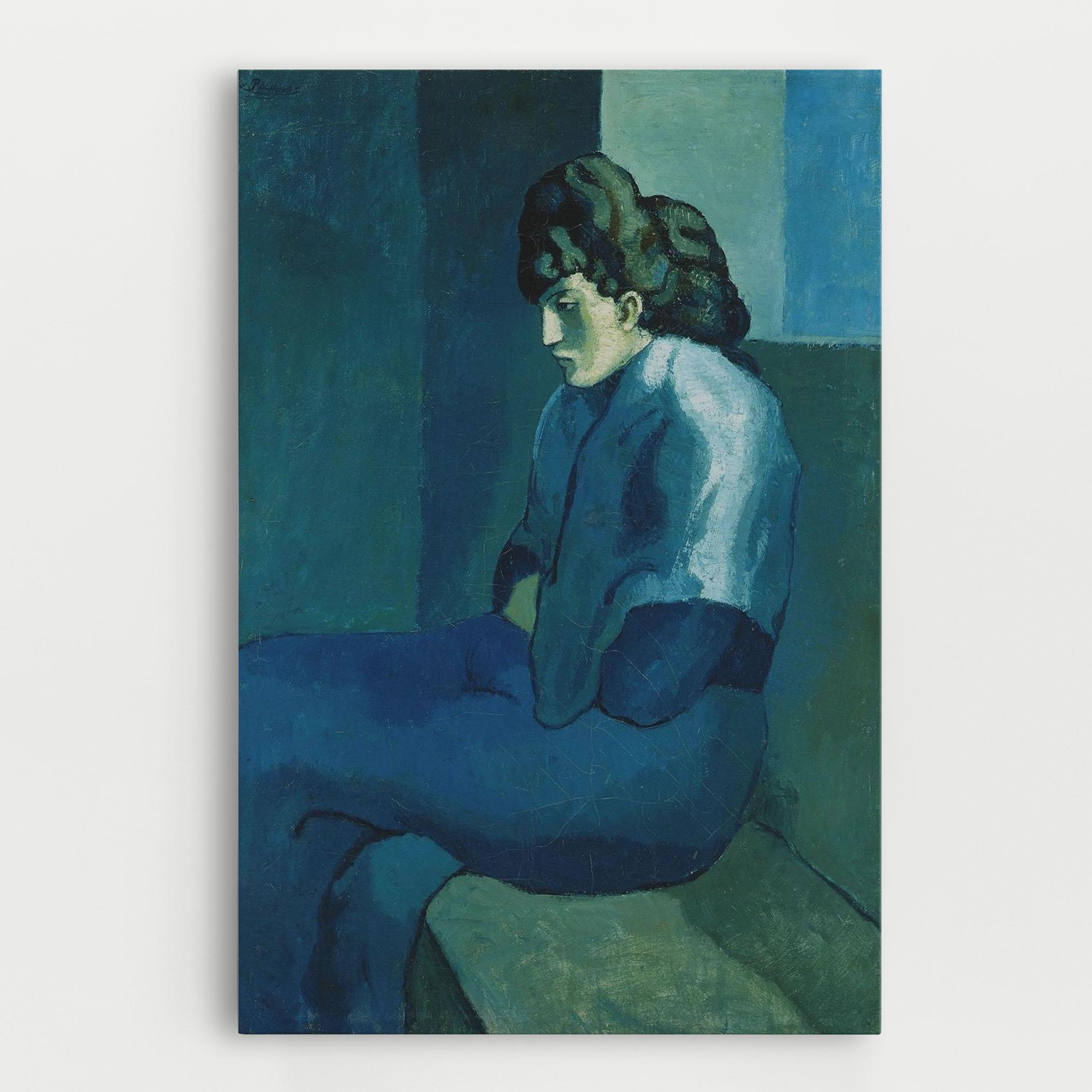 Leinwandbild Femme Assise mockup 0