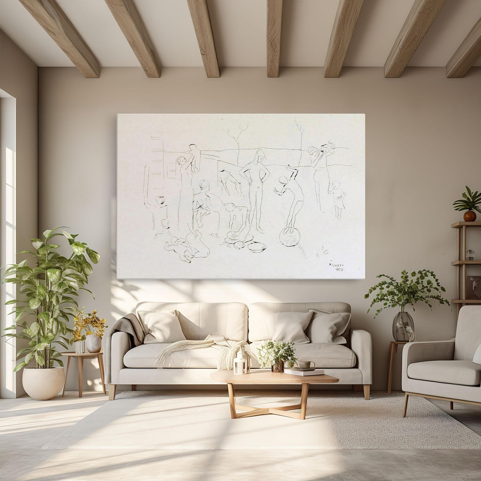 Leinwandbild The Acrobats mockup 6