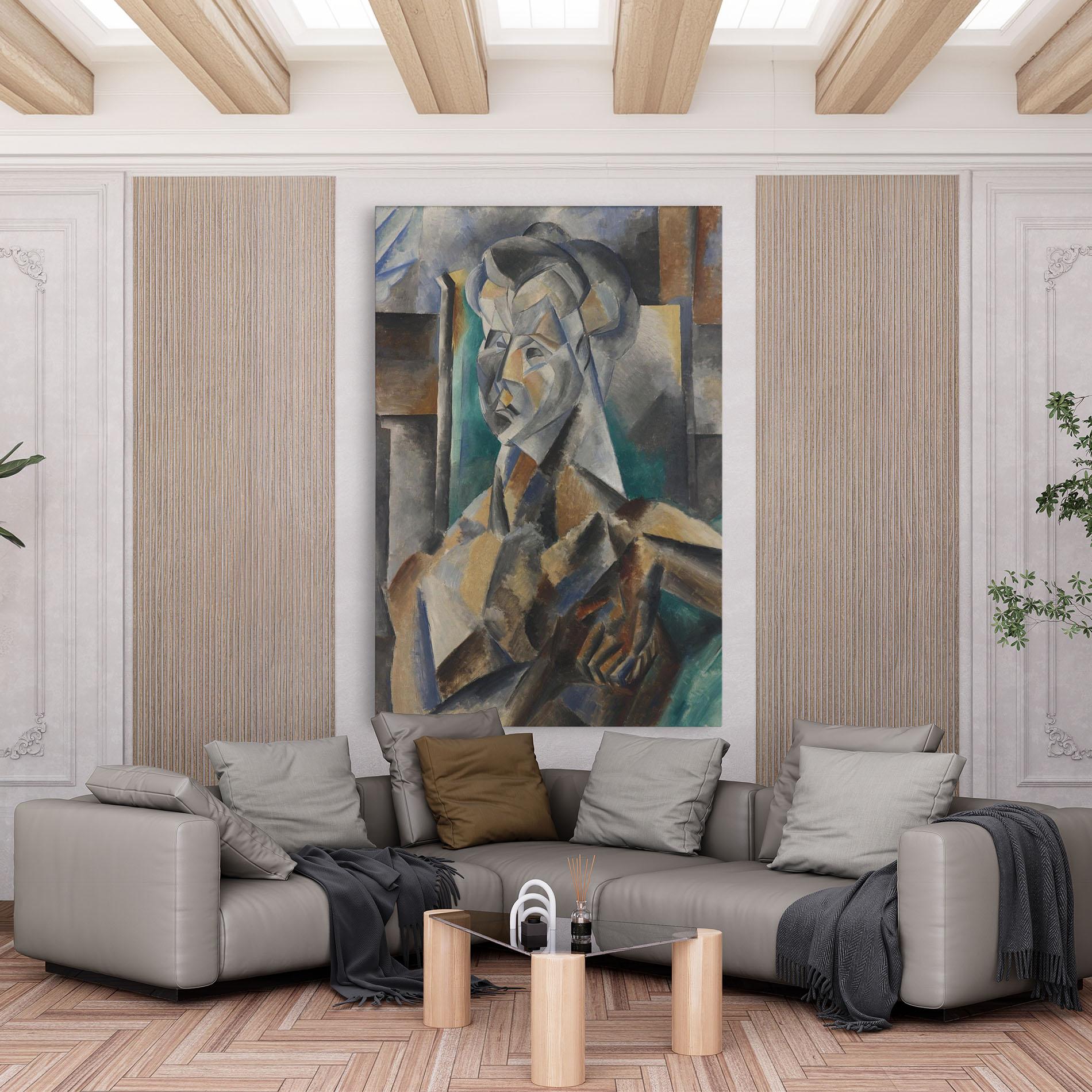 Leinwandbild Buste De Femme mockup 6