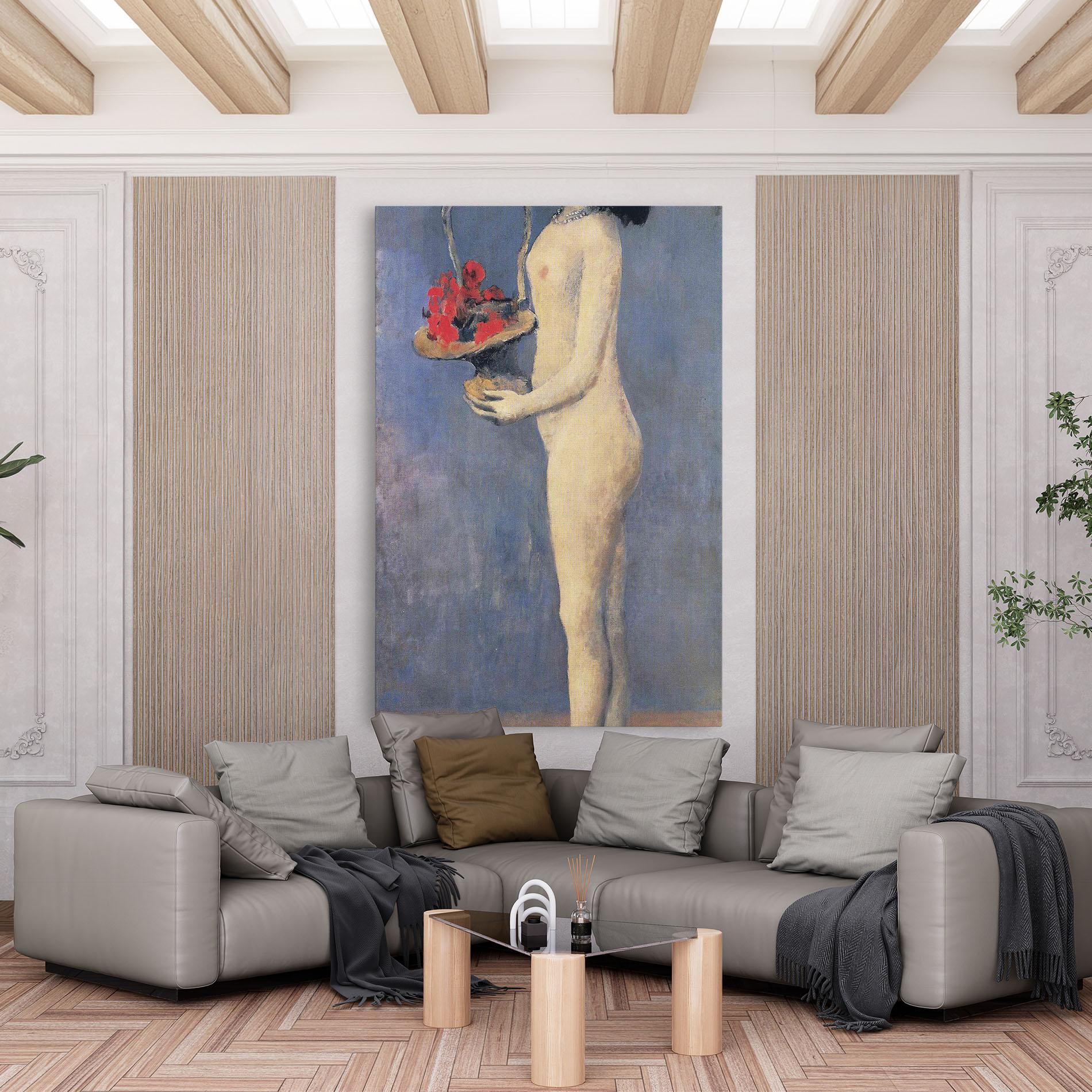 Leinwandbild Le Panier Fleuri mockup 6