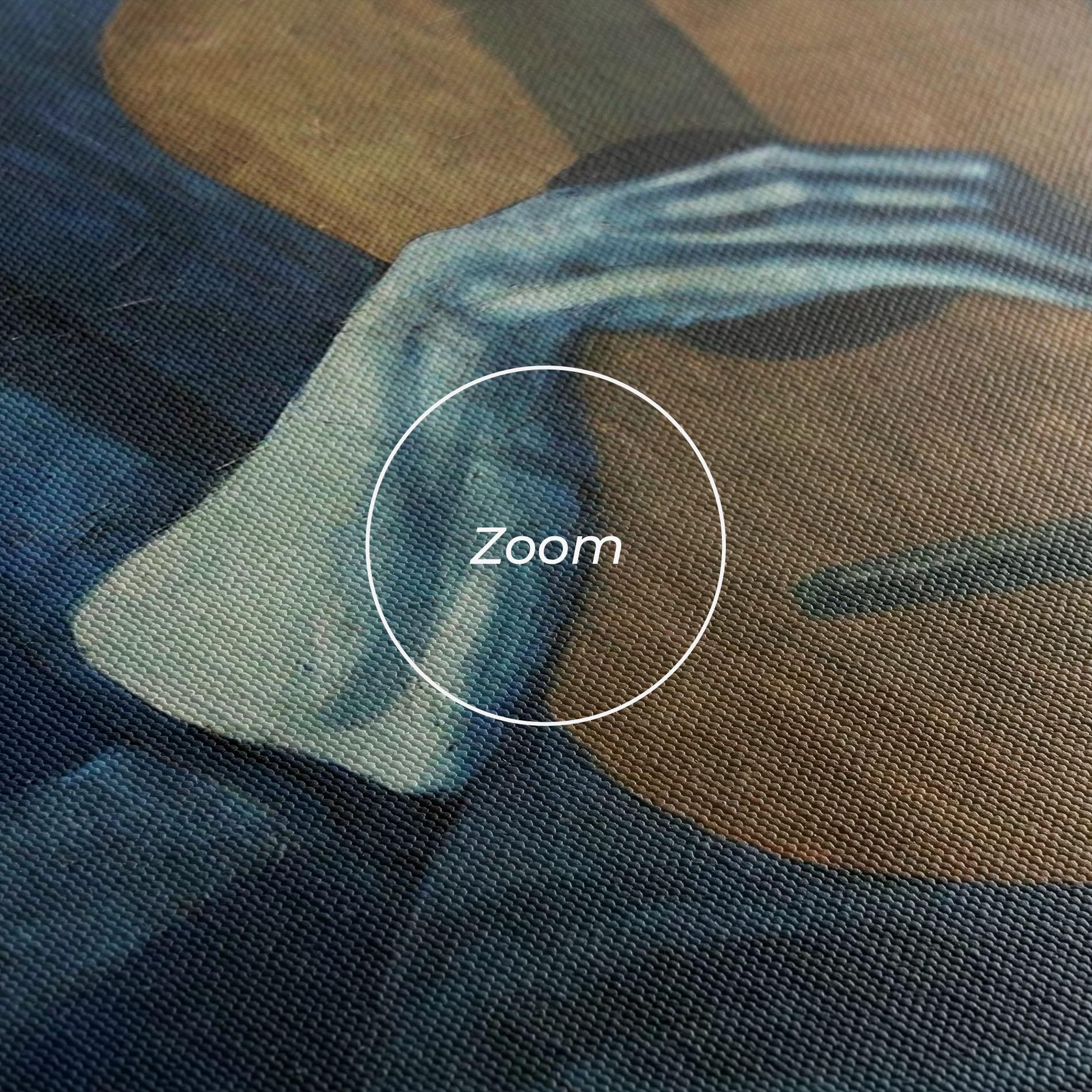 Leinwandbild Old Guitarist mockup 3