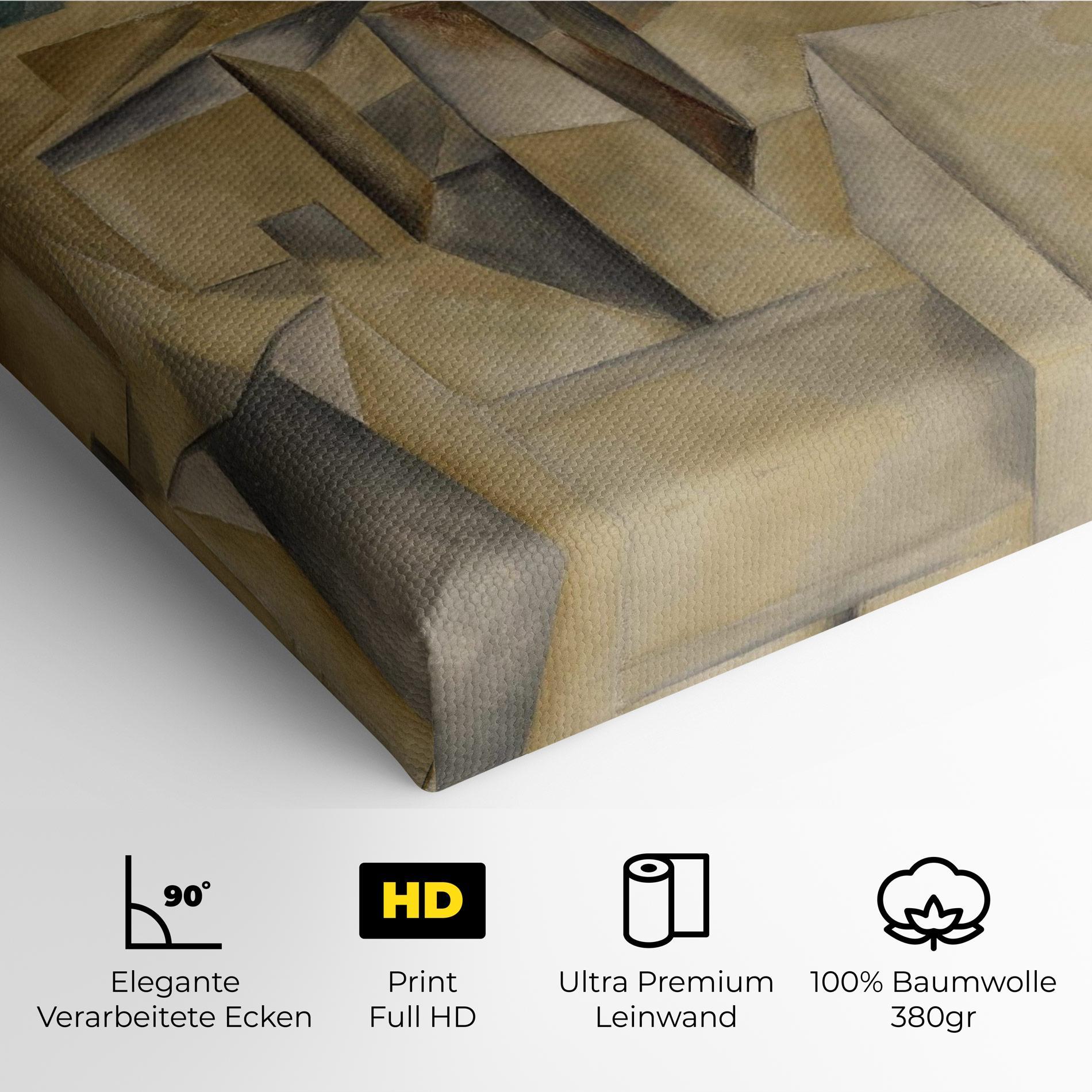 Leinwandbild Houses On The Hill mockup 4