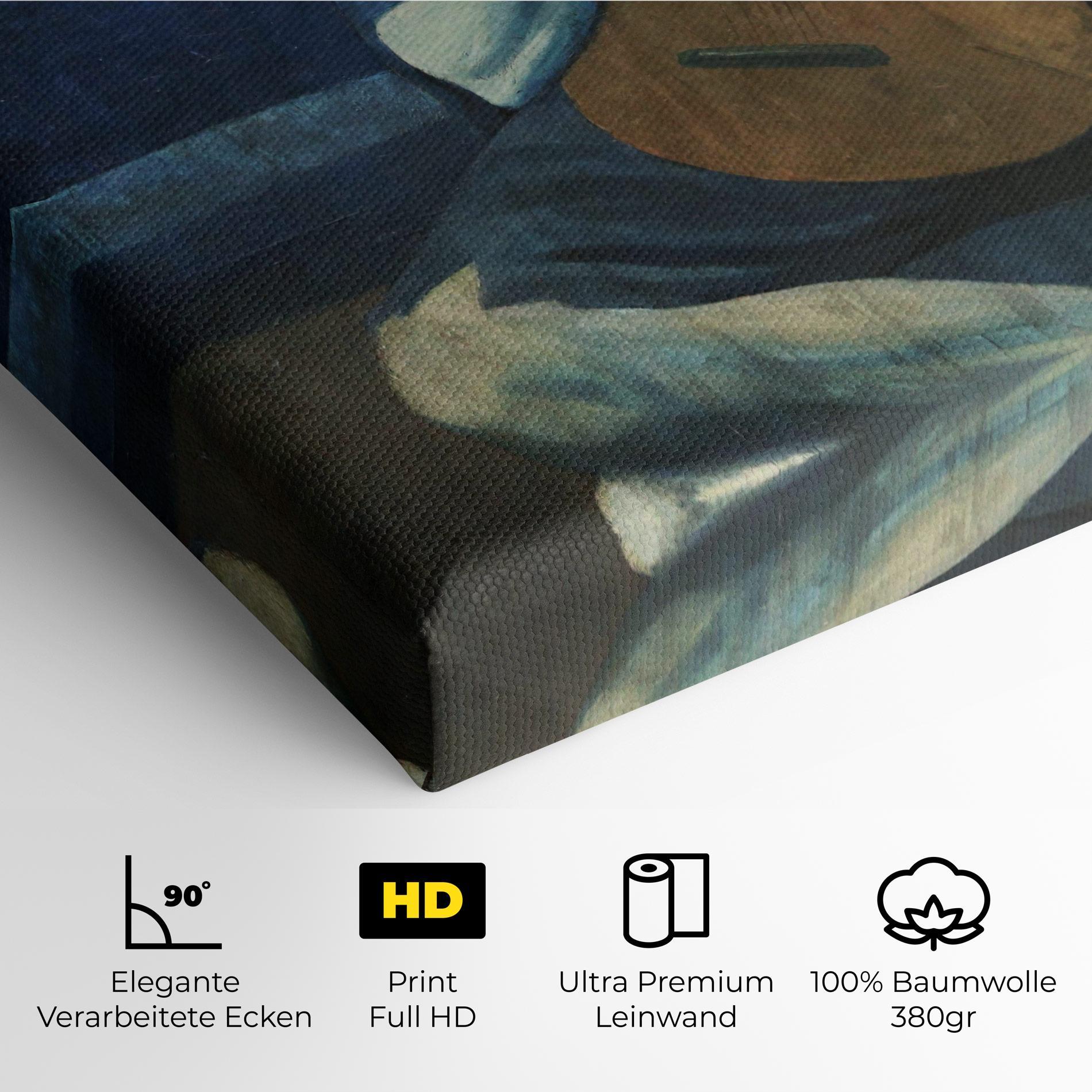 Leinwandbild Old Guitarist mockup 4