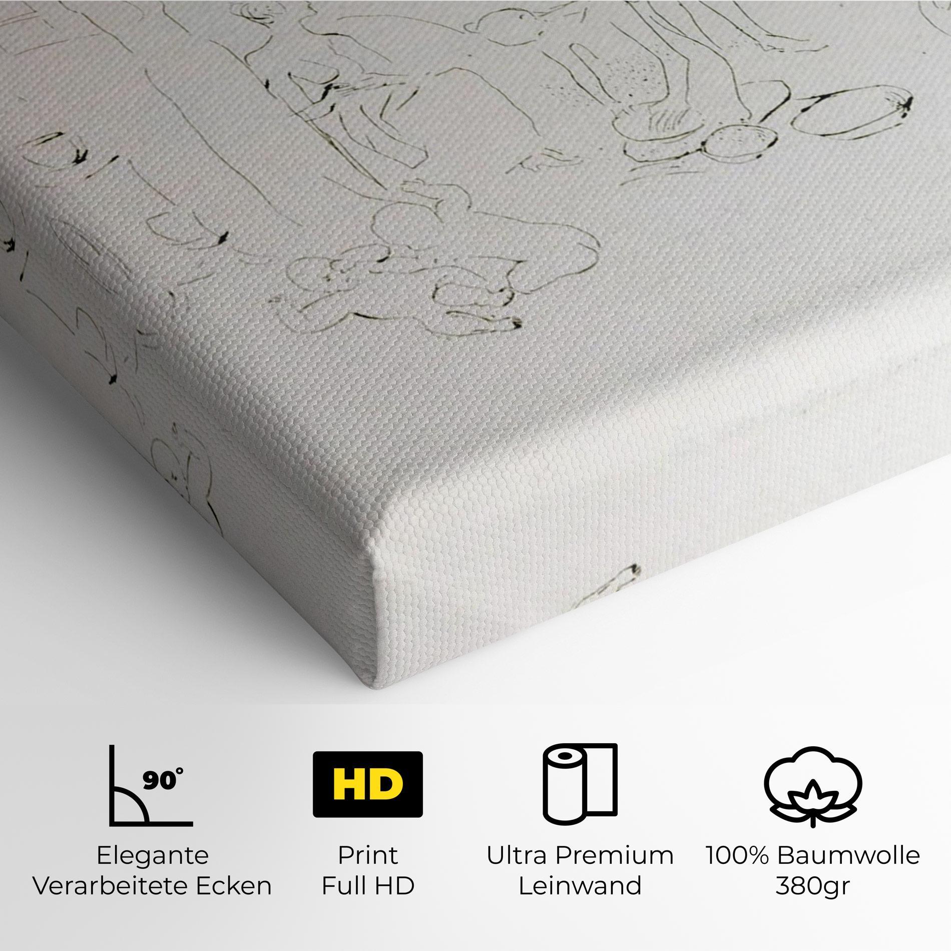 Leinwandbild The Acrobats mockup 4