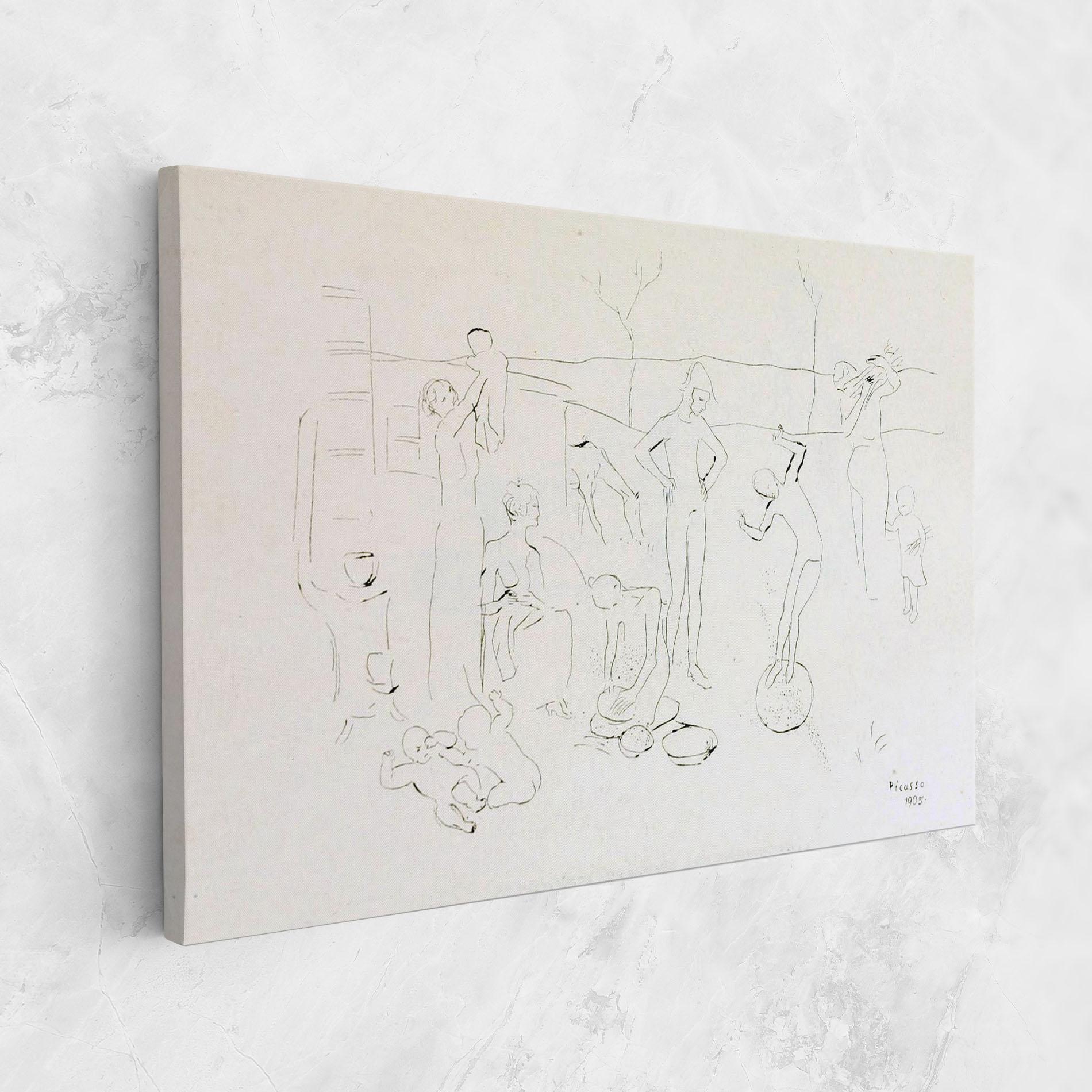 Leinwandbild The Acrobats mockup 1