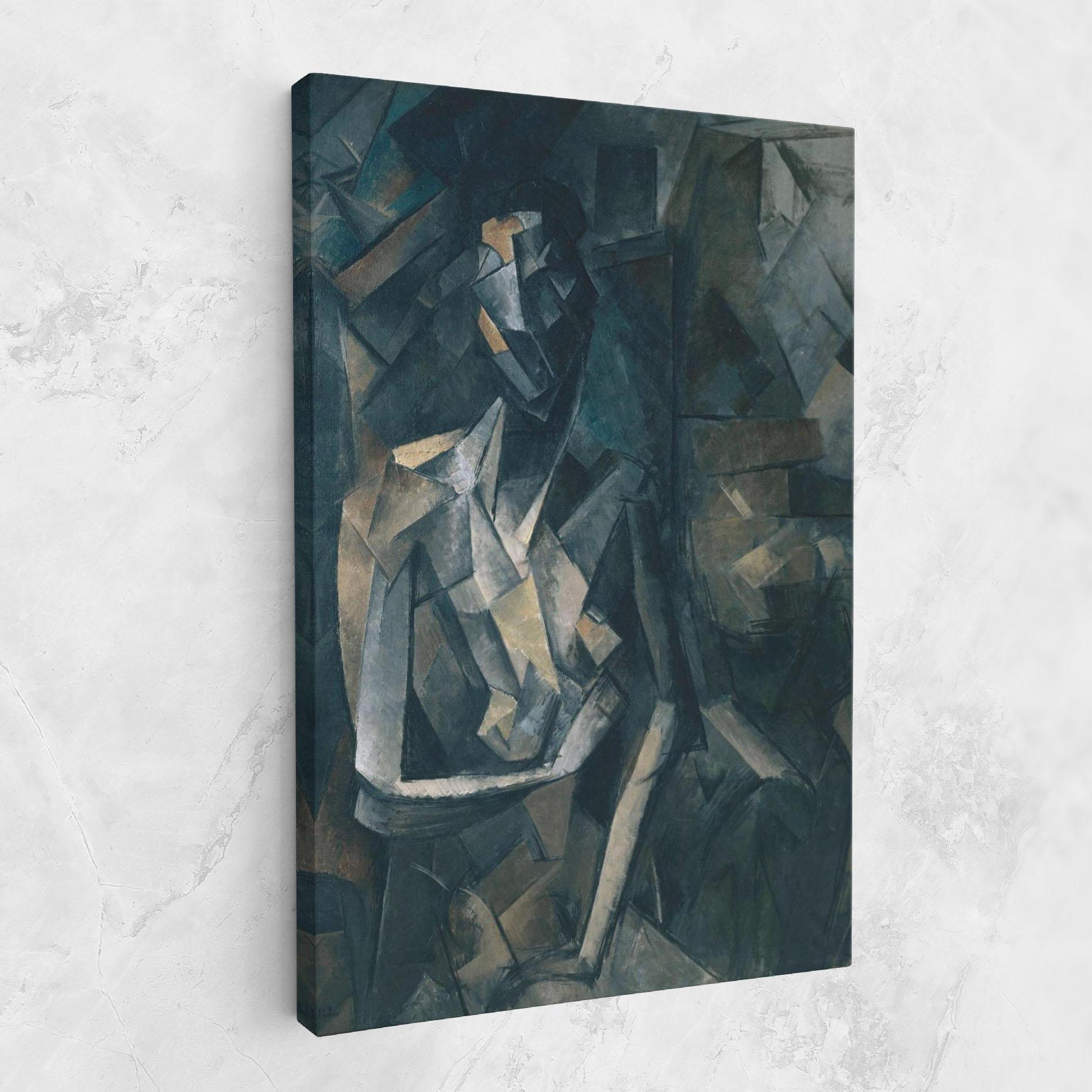 Leinwandbild Dans Un Fauteuil mockup 1