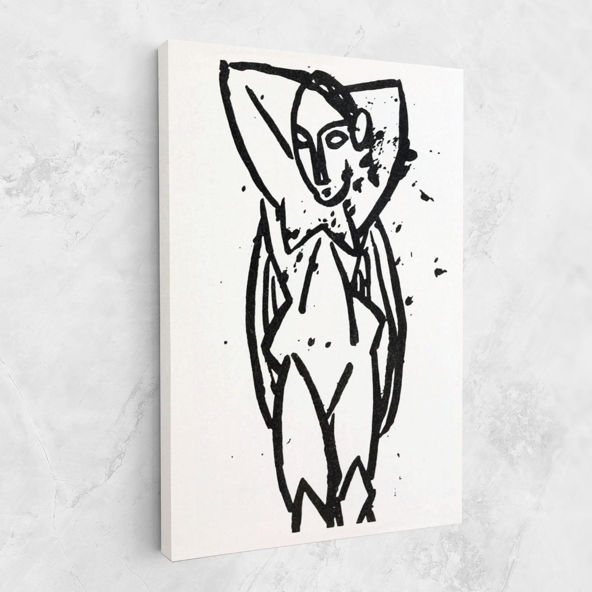 Leinwandbild Nude mockup 1