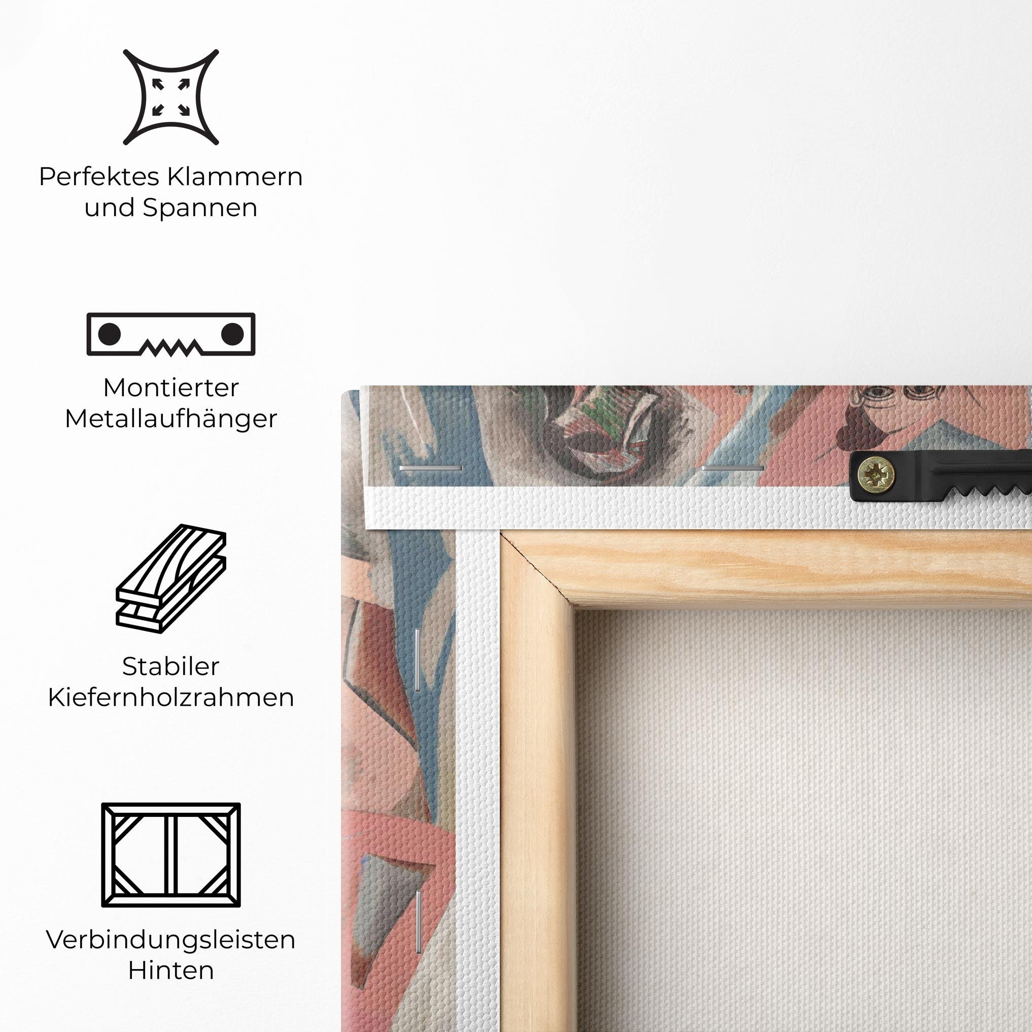 Leinwandbild Les Demoiselles mockup 5