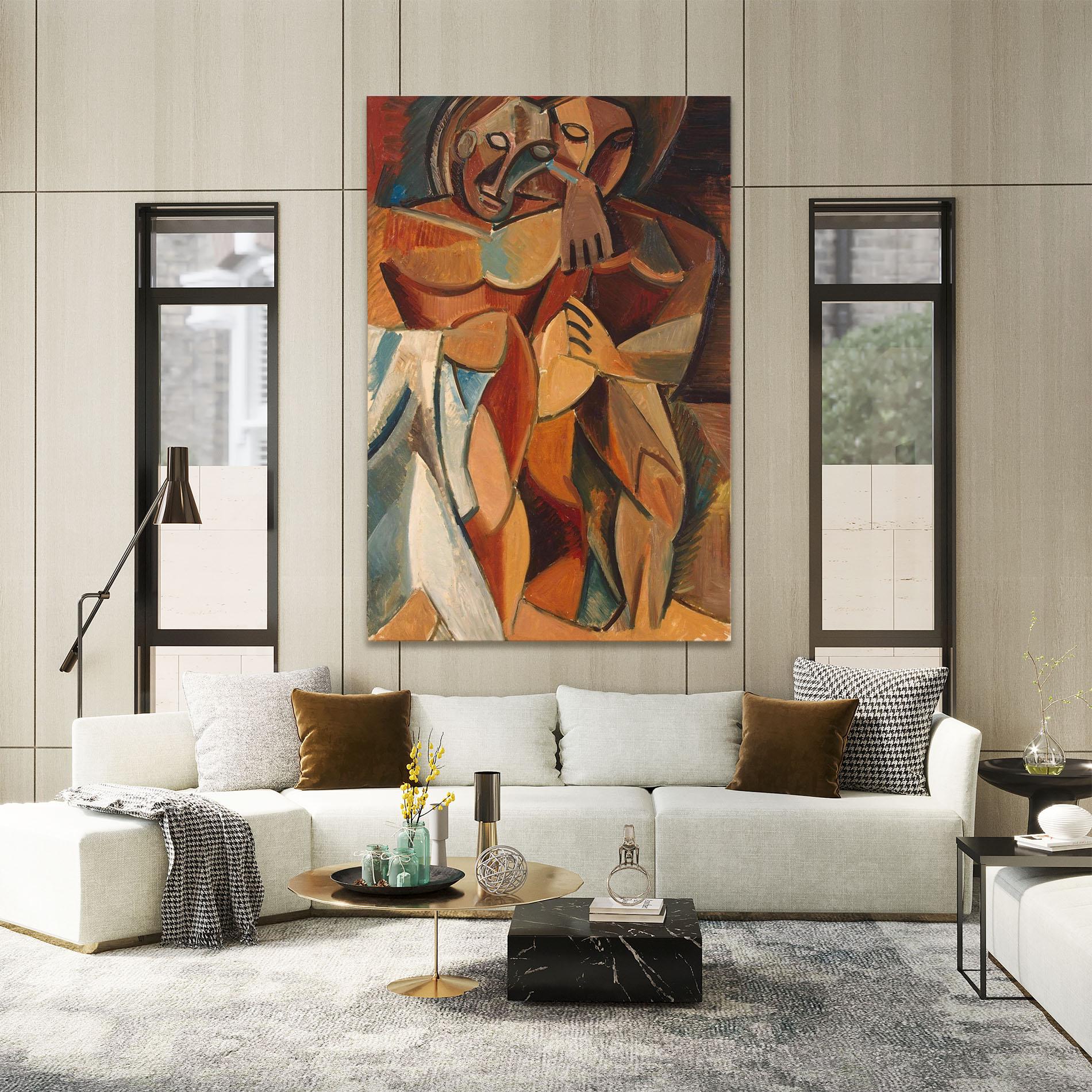 Leinwandbild Friendship Two Nudes mockup 2