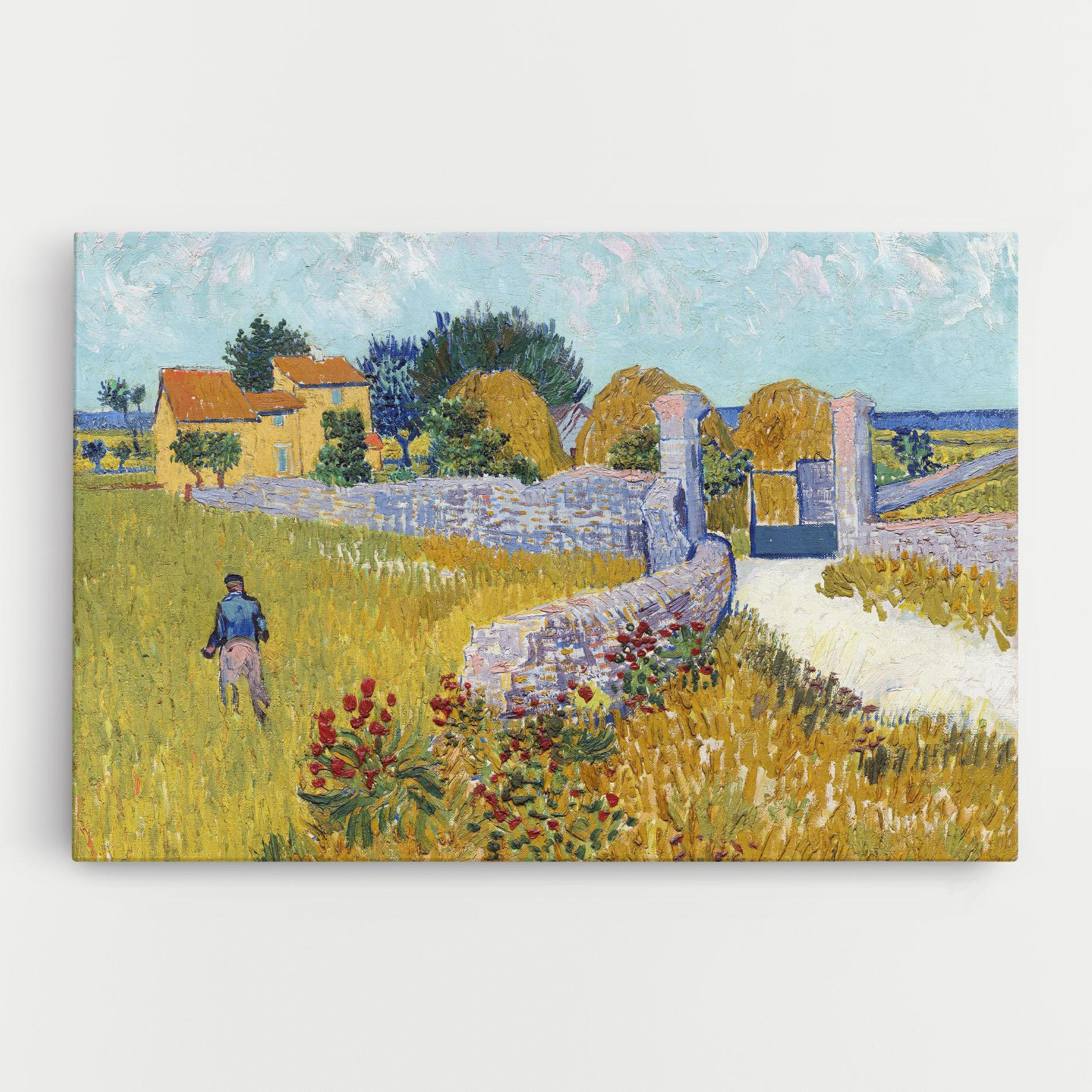 Leinwandbild Farmhouse In Provence mockup 0