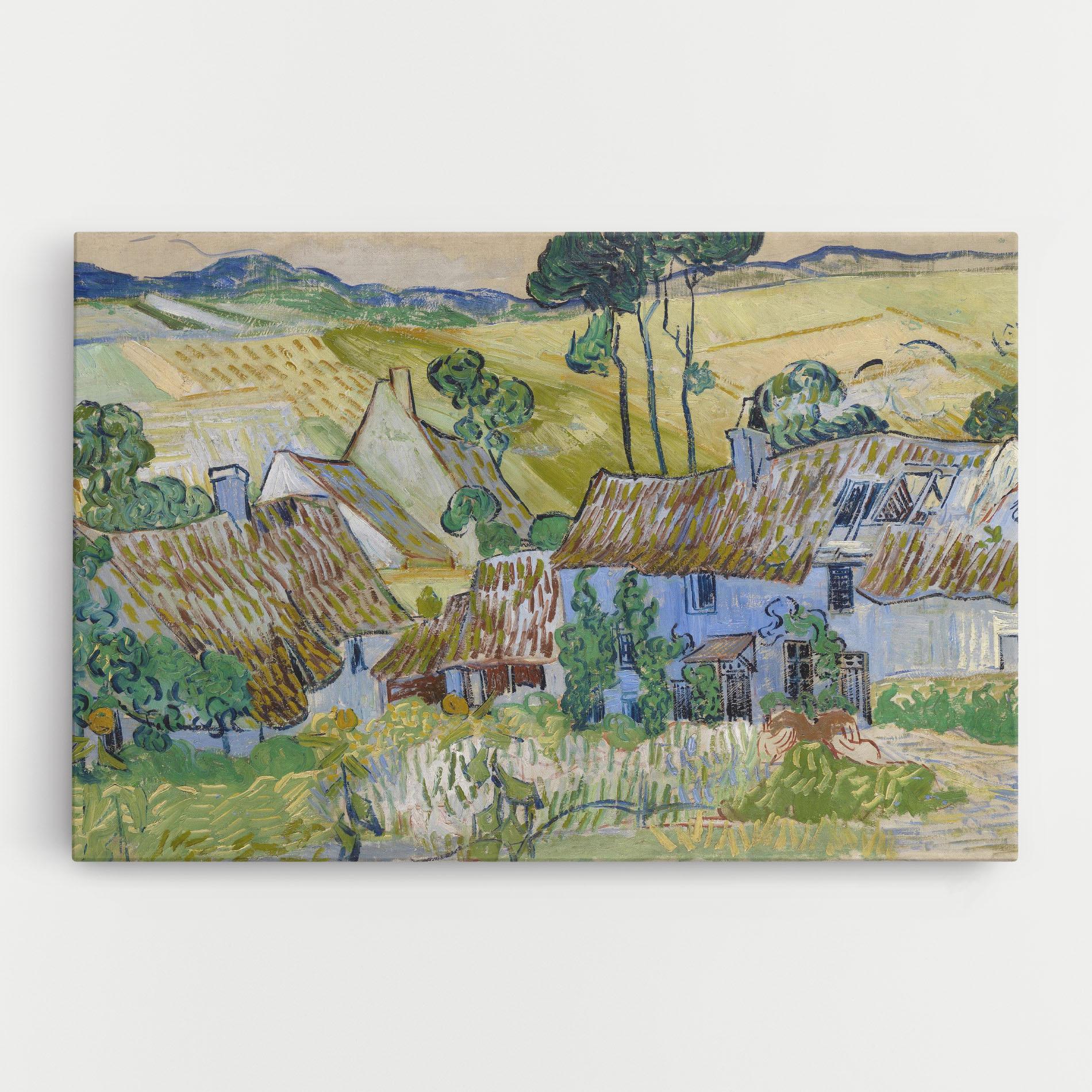 Leinwandbild Farms Near Auvers mockup 0
