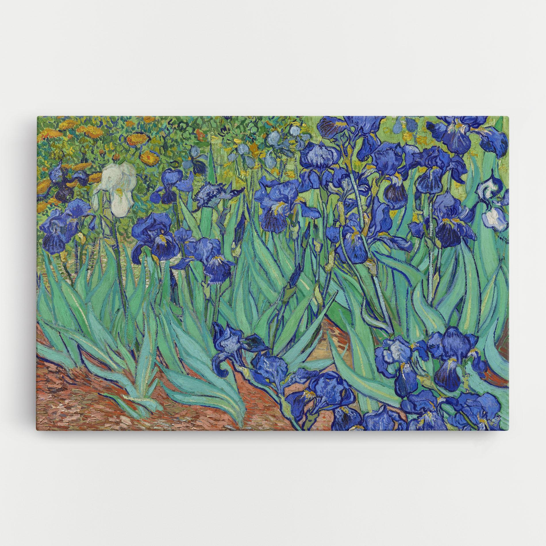 Leinwandbild Irises Van Gogh mockup 0