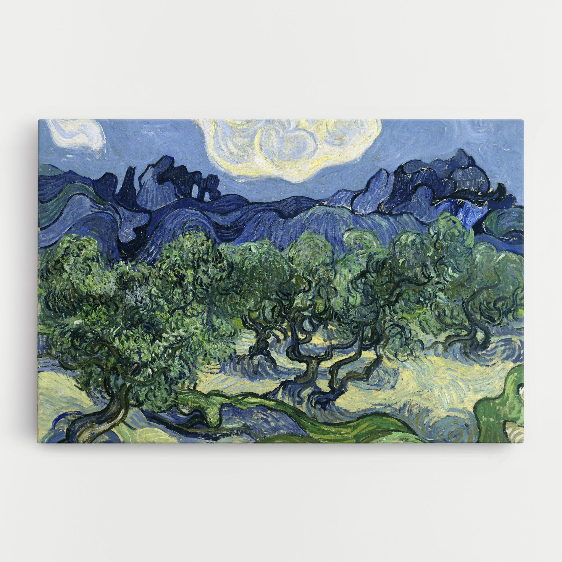 Leinwandbild Olive Trees Alpilles mockup 0