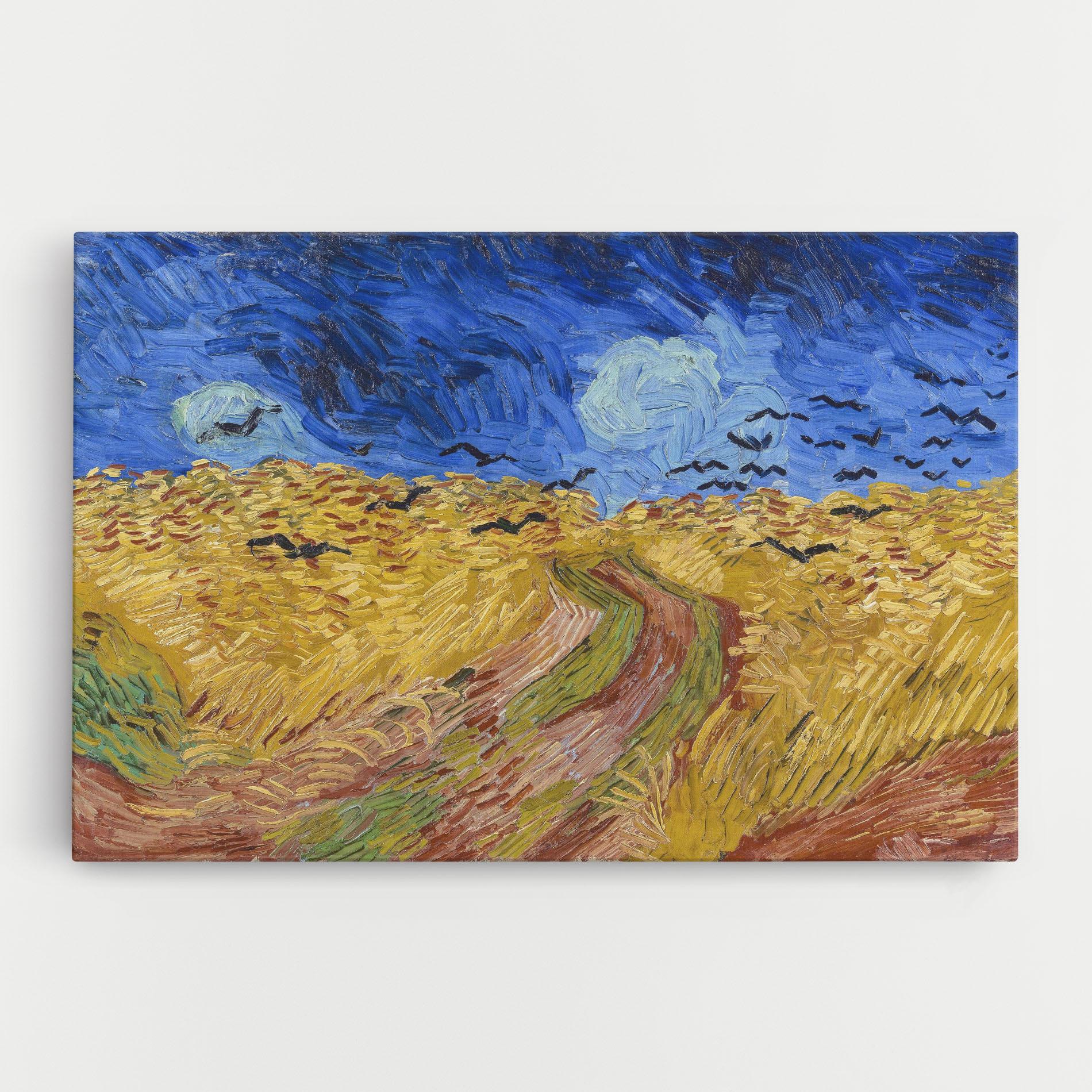 Leinwandbild Wheatfield Crows mockup 0