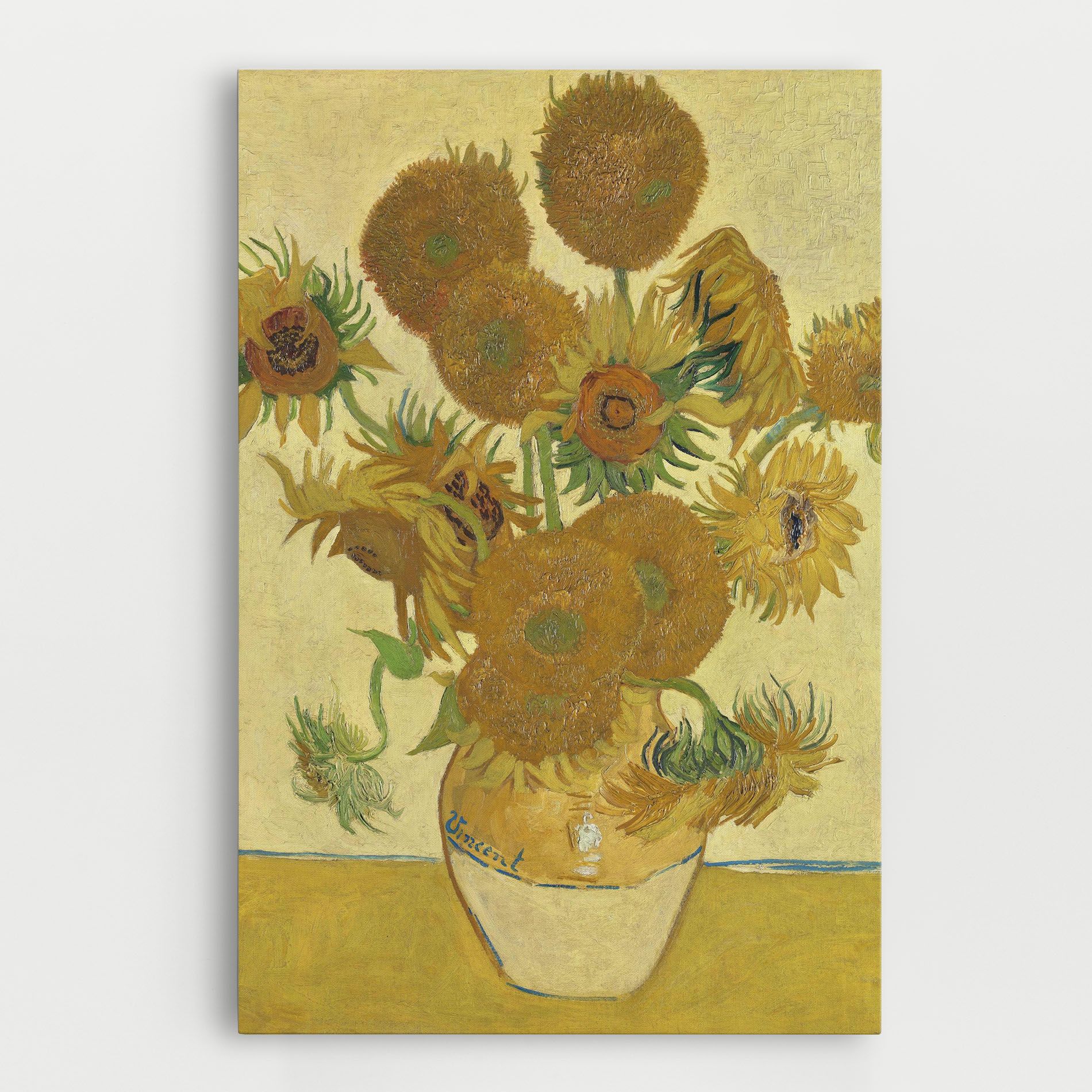 Sunflowers Vase Art mockup 0