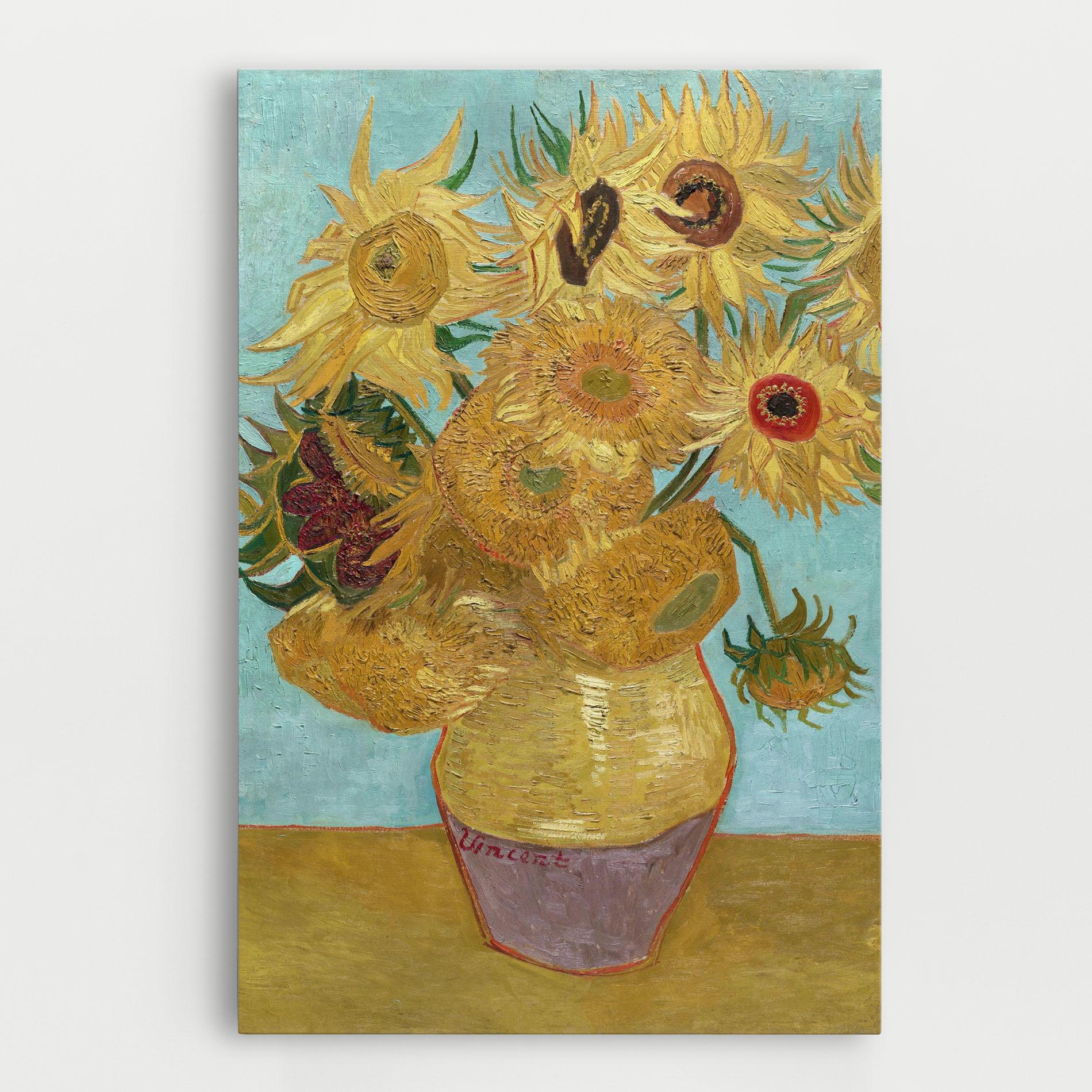 Leinwandbild Twelve Sunflowers mockup 0
