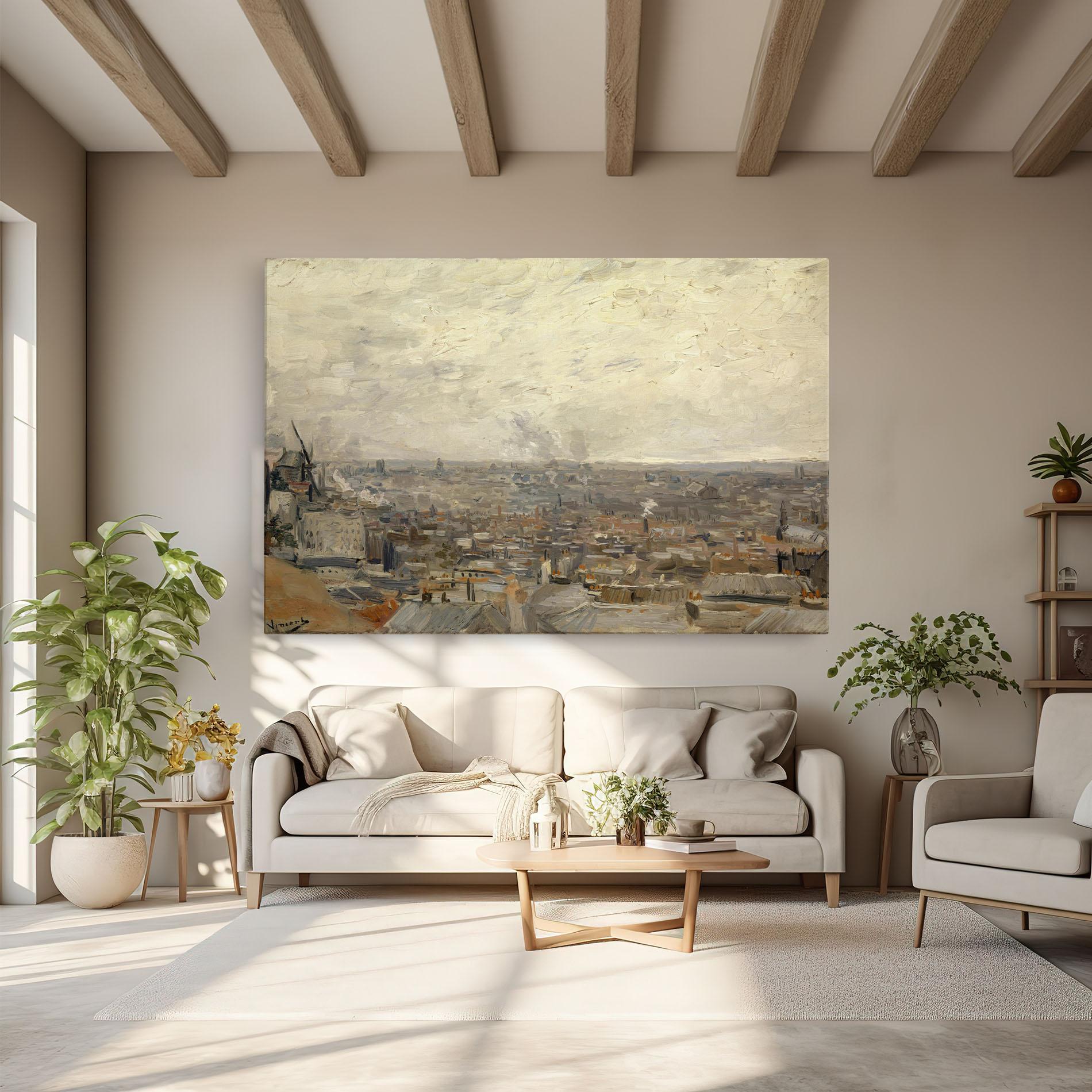 Leinwandbild Desde Montmartre mockup 6