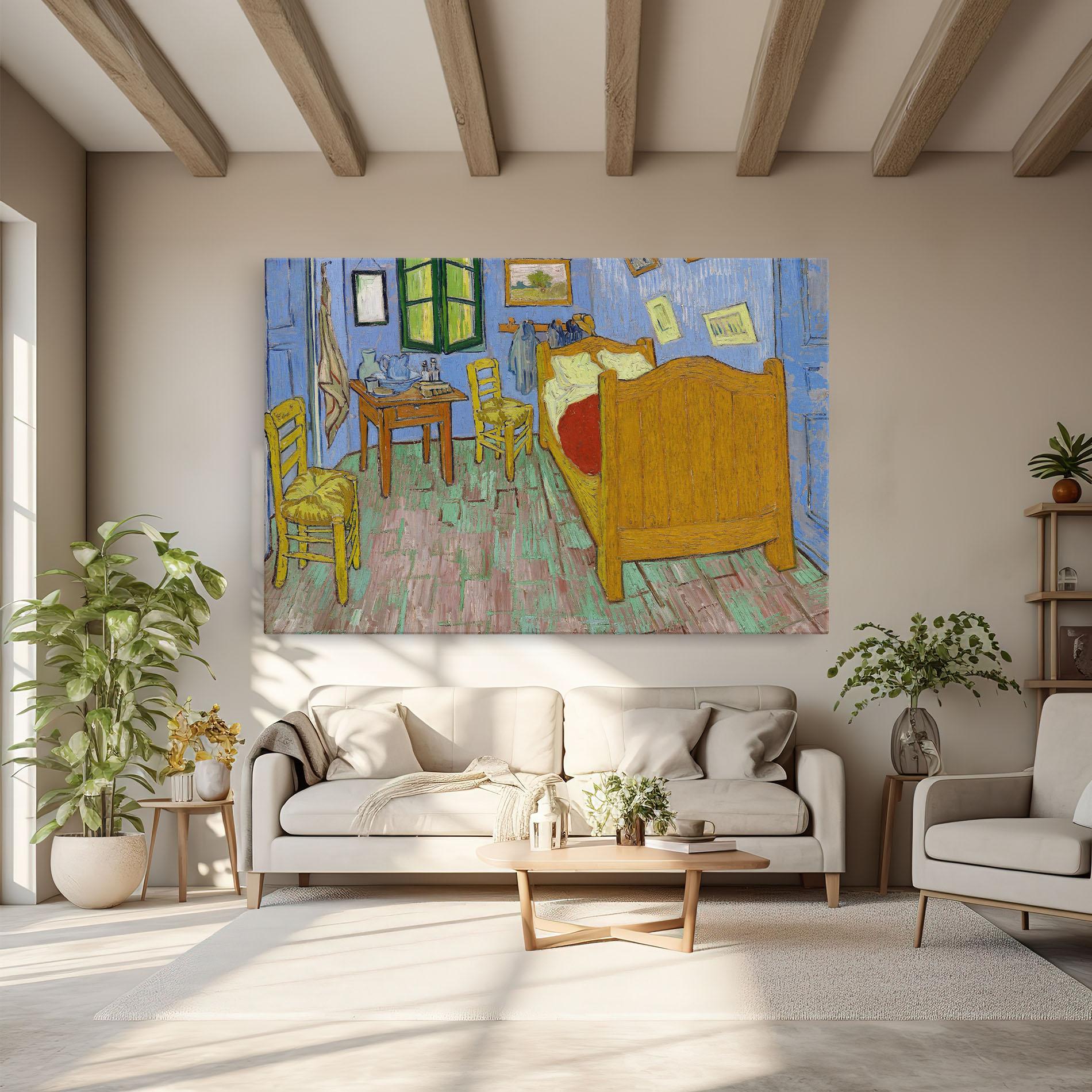 Leinwandbild The Bedroom mockup 6