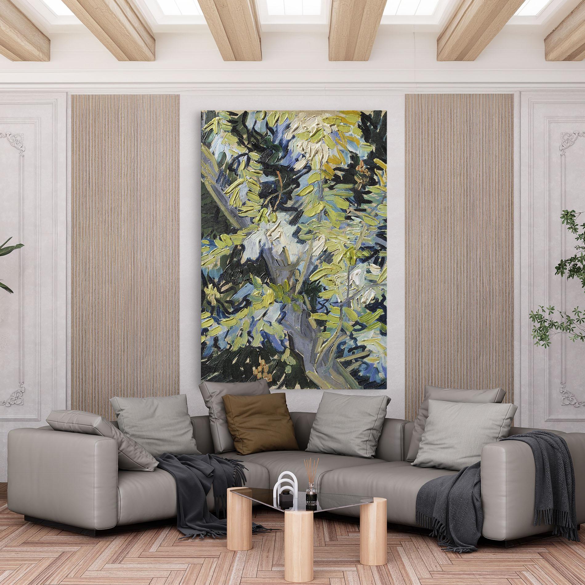 Leinwandbild Blossoming Branches mockup 6