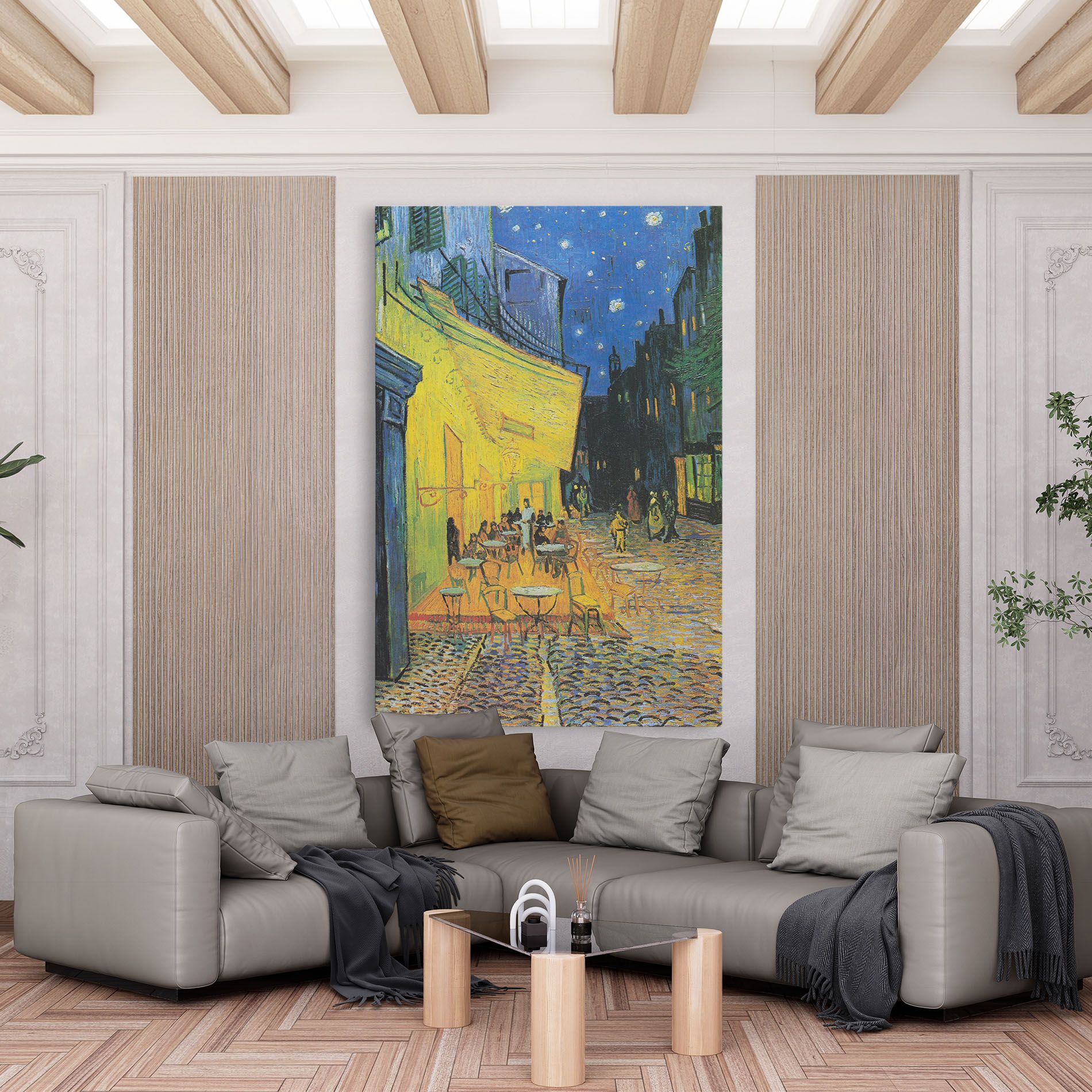 Cafe Terrace At Night mockup 6