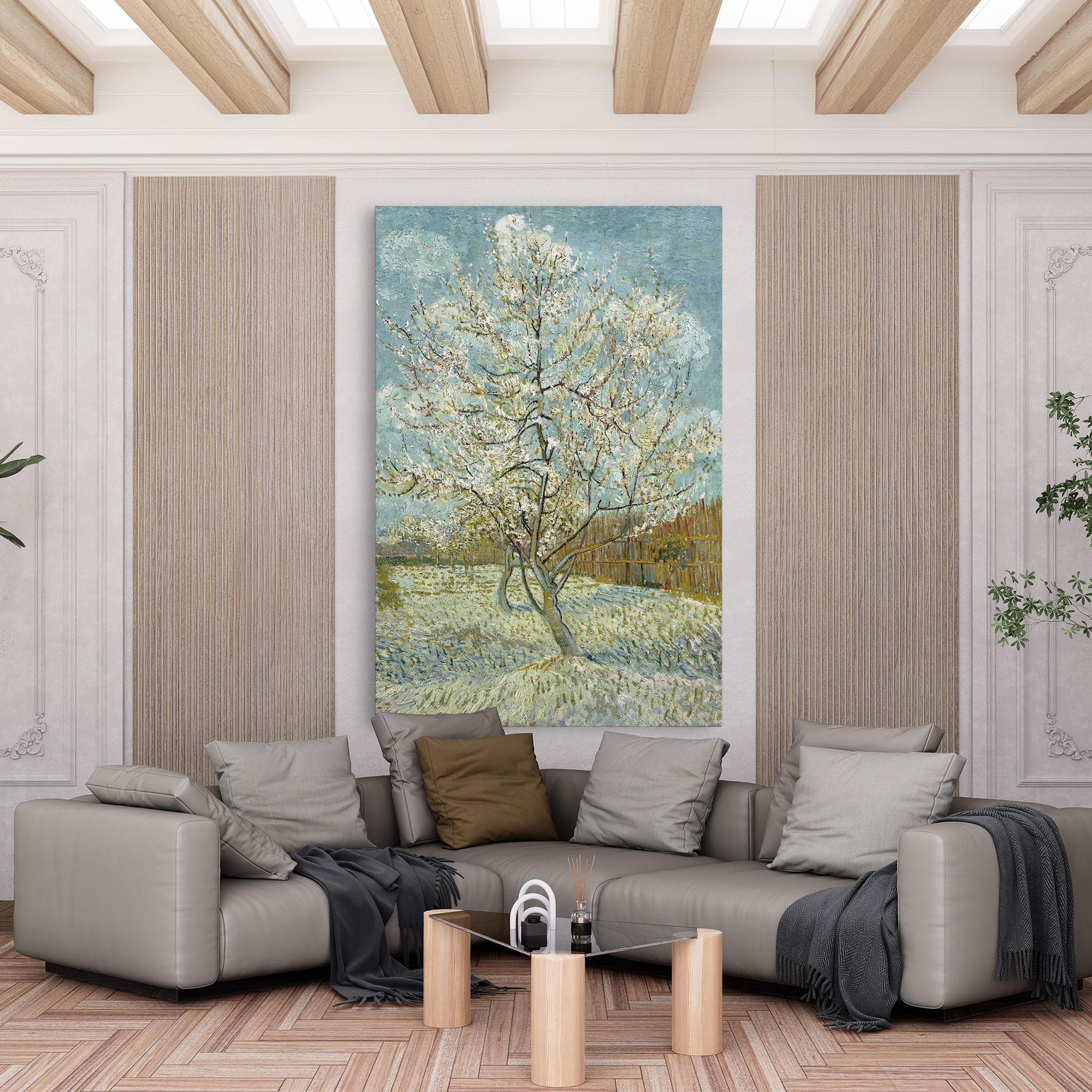 Leinwandbild De Roze Perzikboom mockup 6