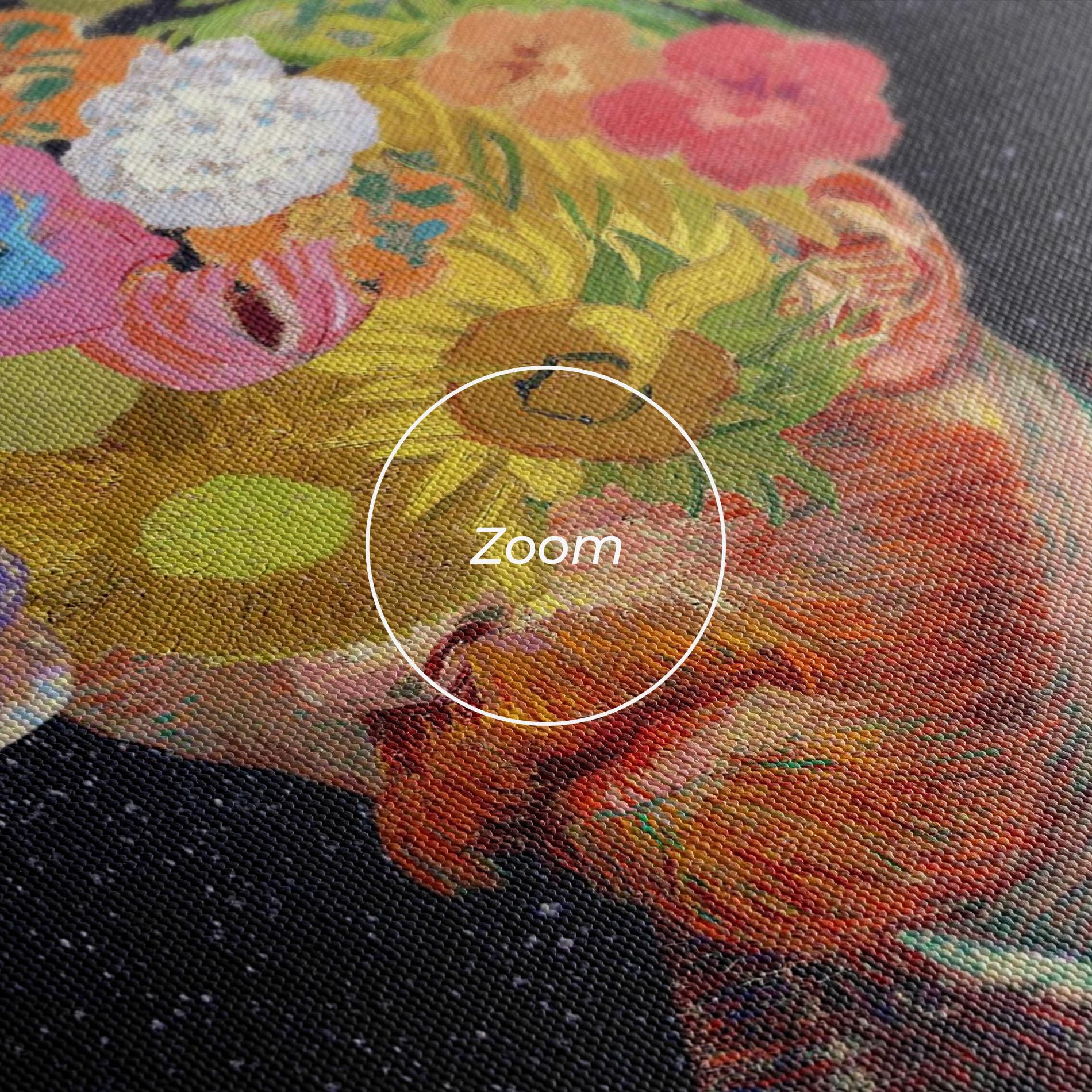 Leinwandbild Flower Self Portrait mockup 3