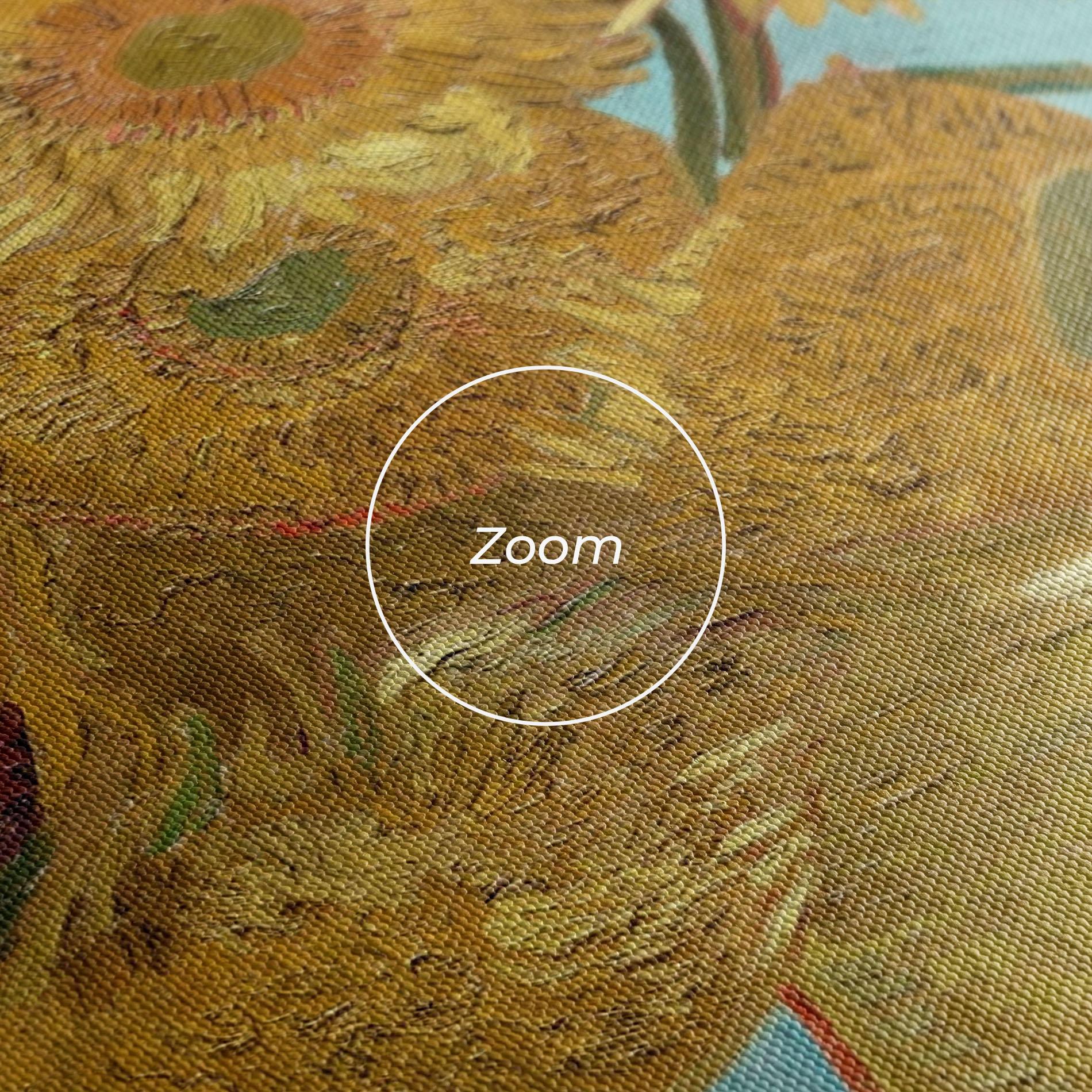 Leinwandbild Twelve Sunflowers mockup 3