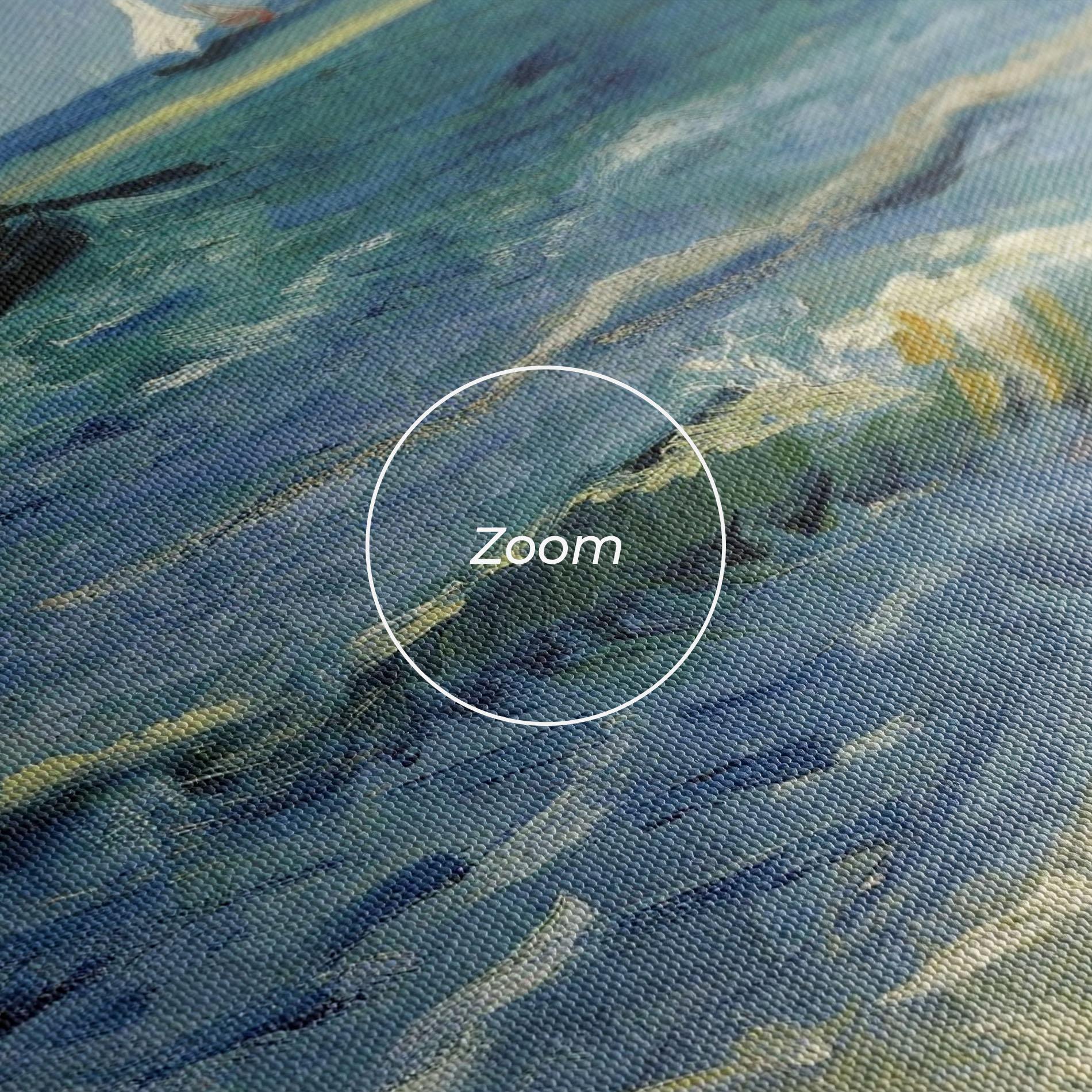 Leinwandbild Zeegezicht Saintes Maries mockup 3