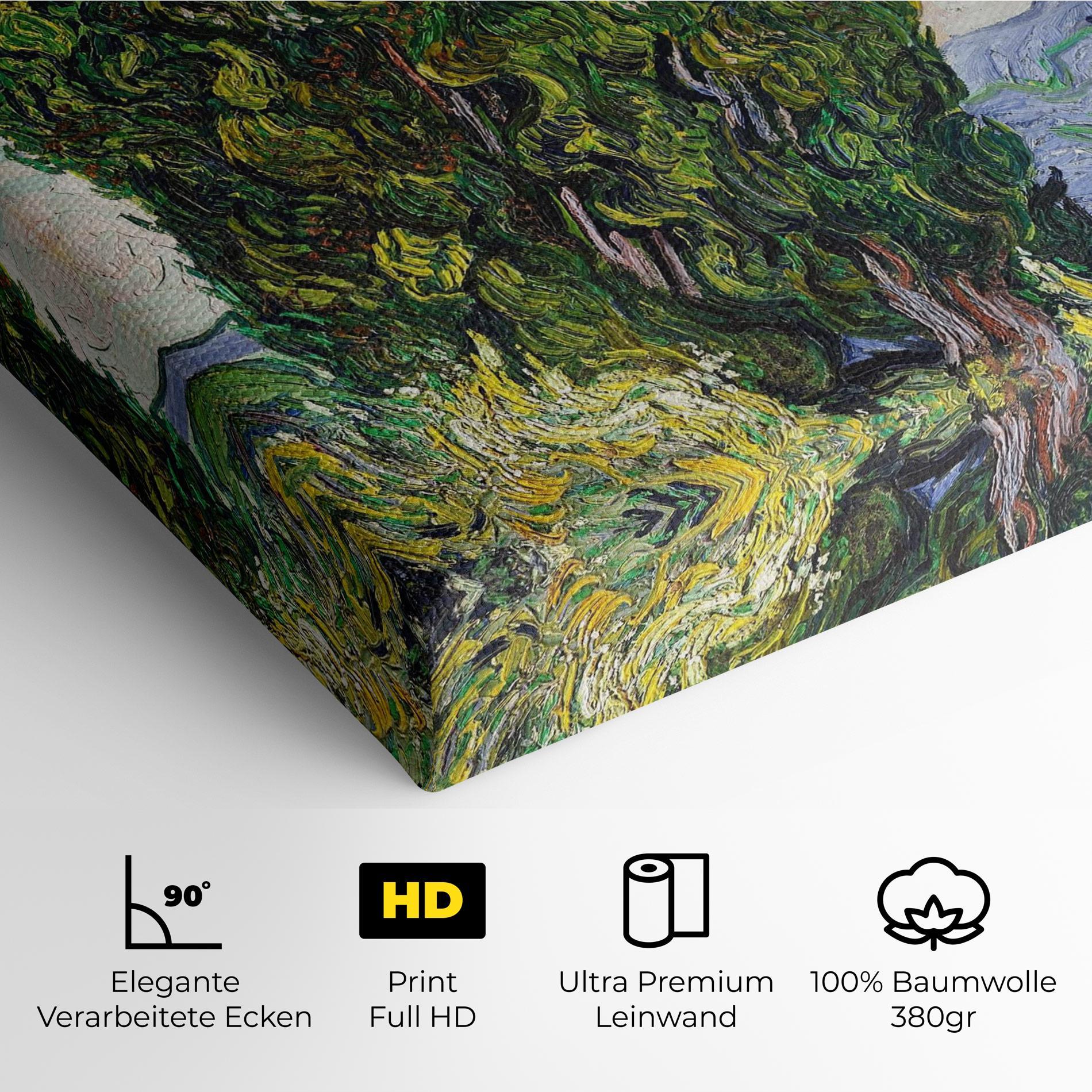 Leinwandbild Cypresses mockup 4