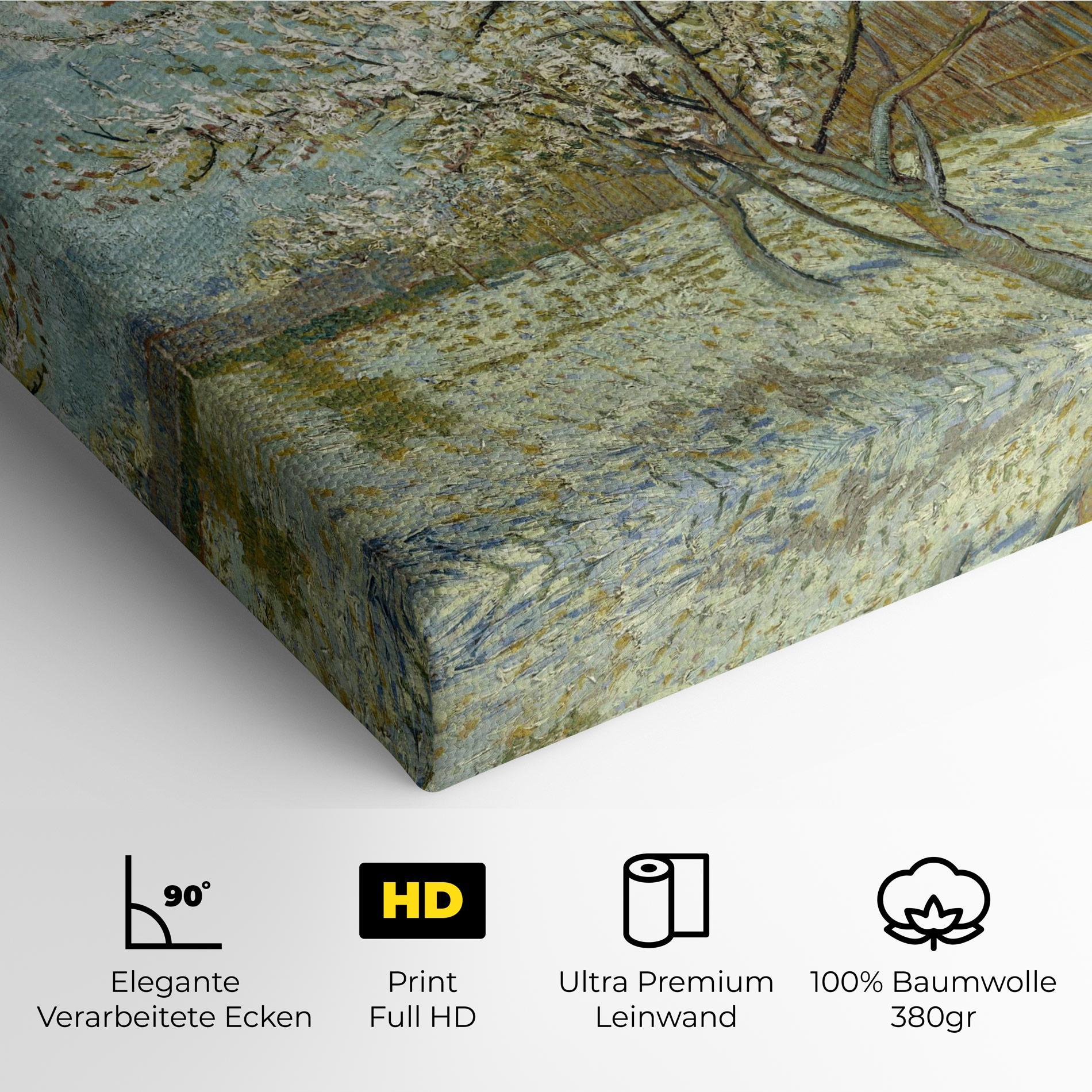 Leinwandbild De Roze Perzikboom mockup 4