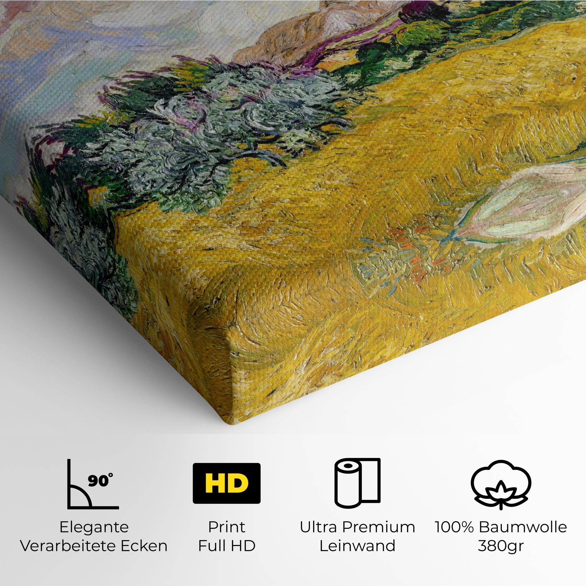 Leinwandbild Pastel Wheat Field mockup 4