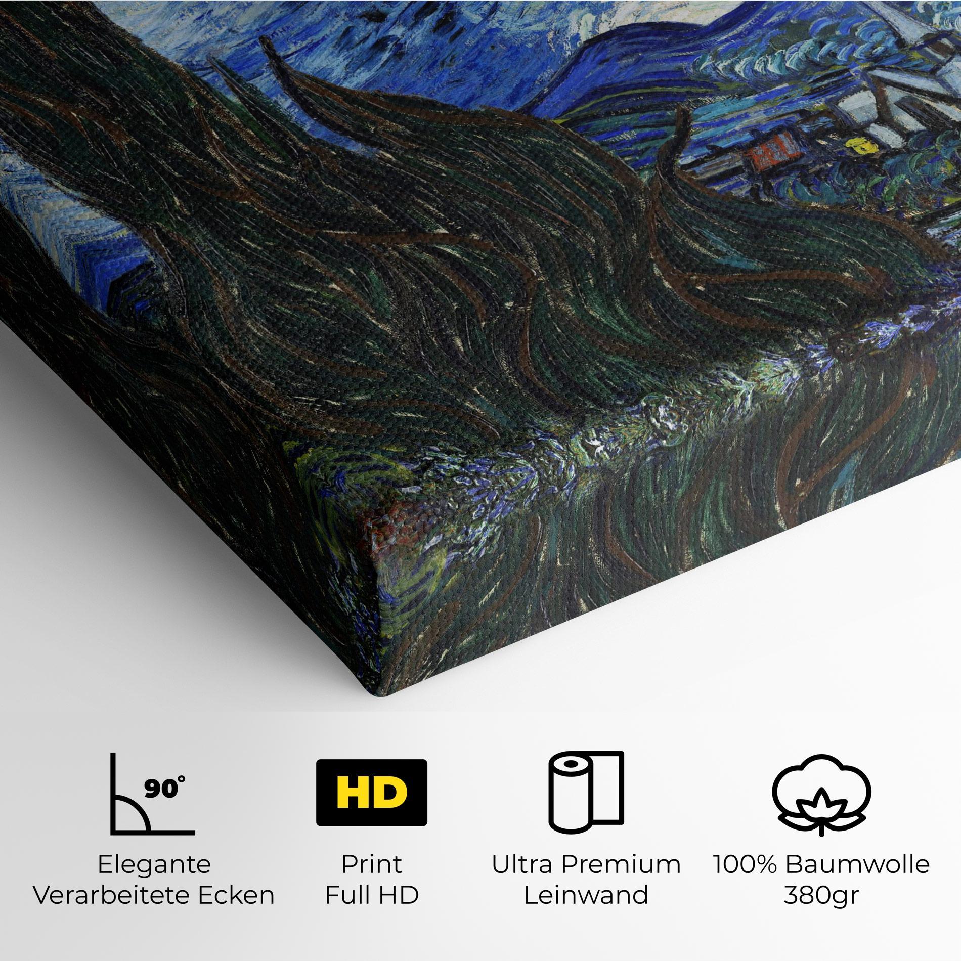 Leinwandbild Starry Night Art mockup 4