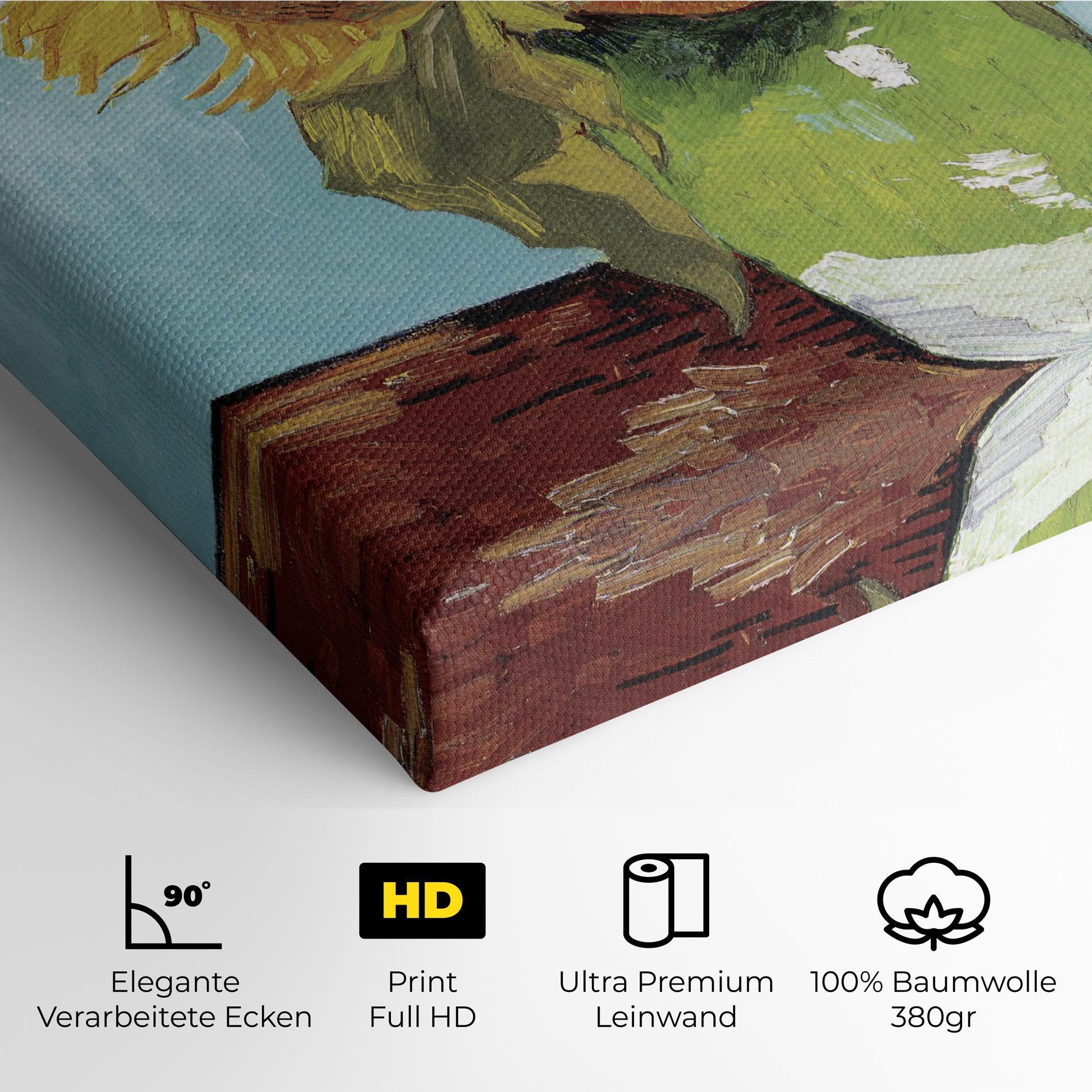 Leinwandbild Three Sunflowers mockup 4