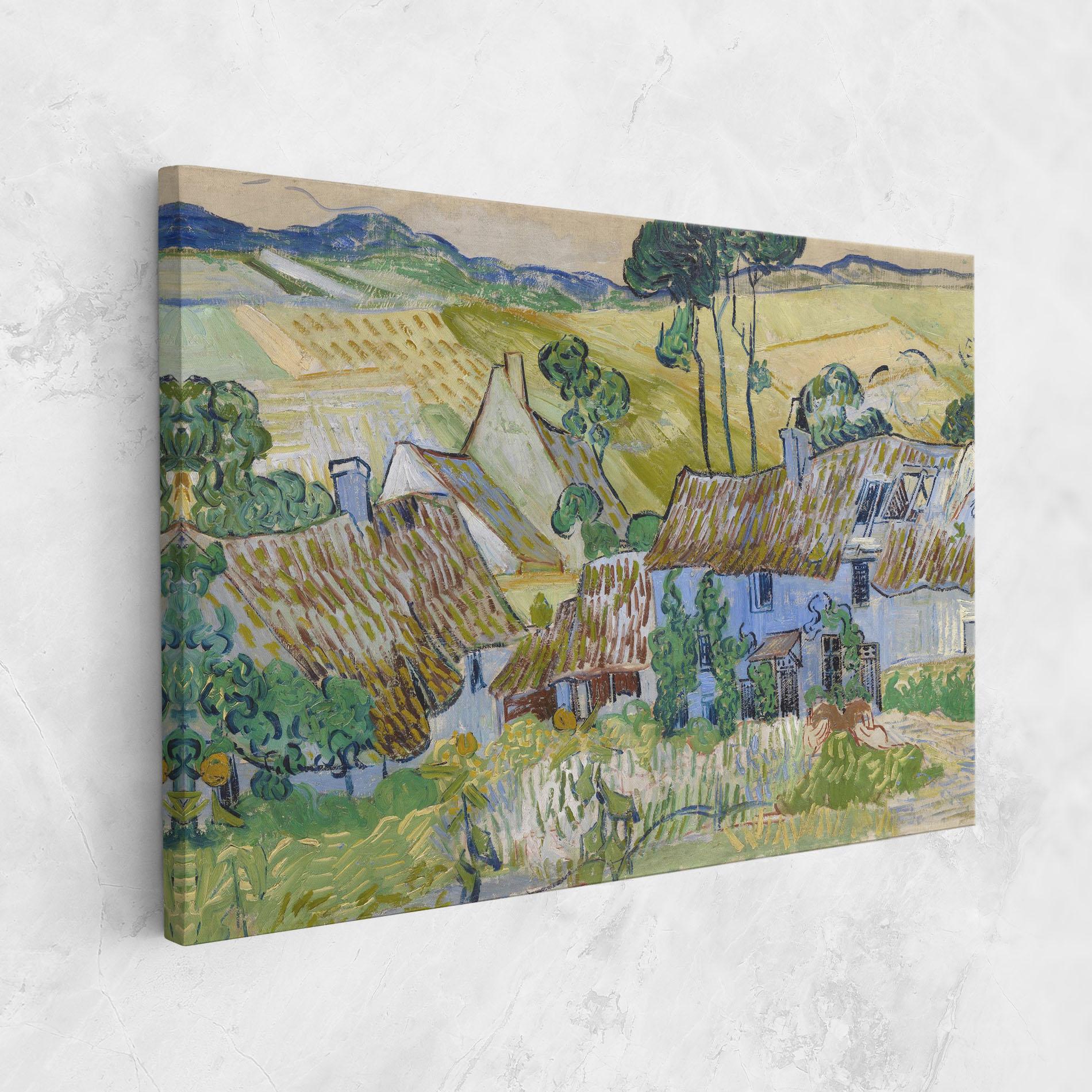 Leinwandbild Farms Near Auvers mockup 1