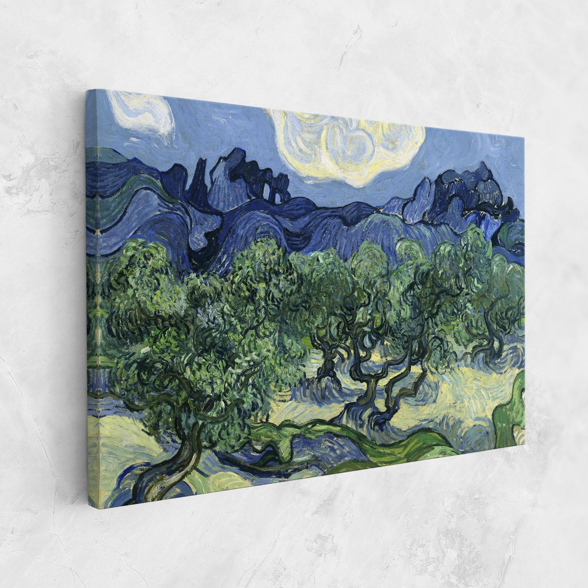 Leinwandbild Olive Trees Alpilles mockup 1