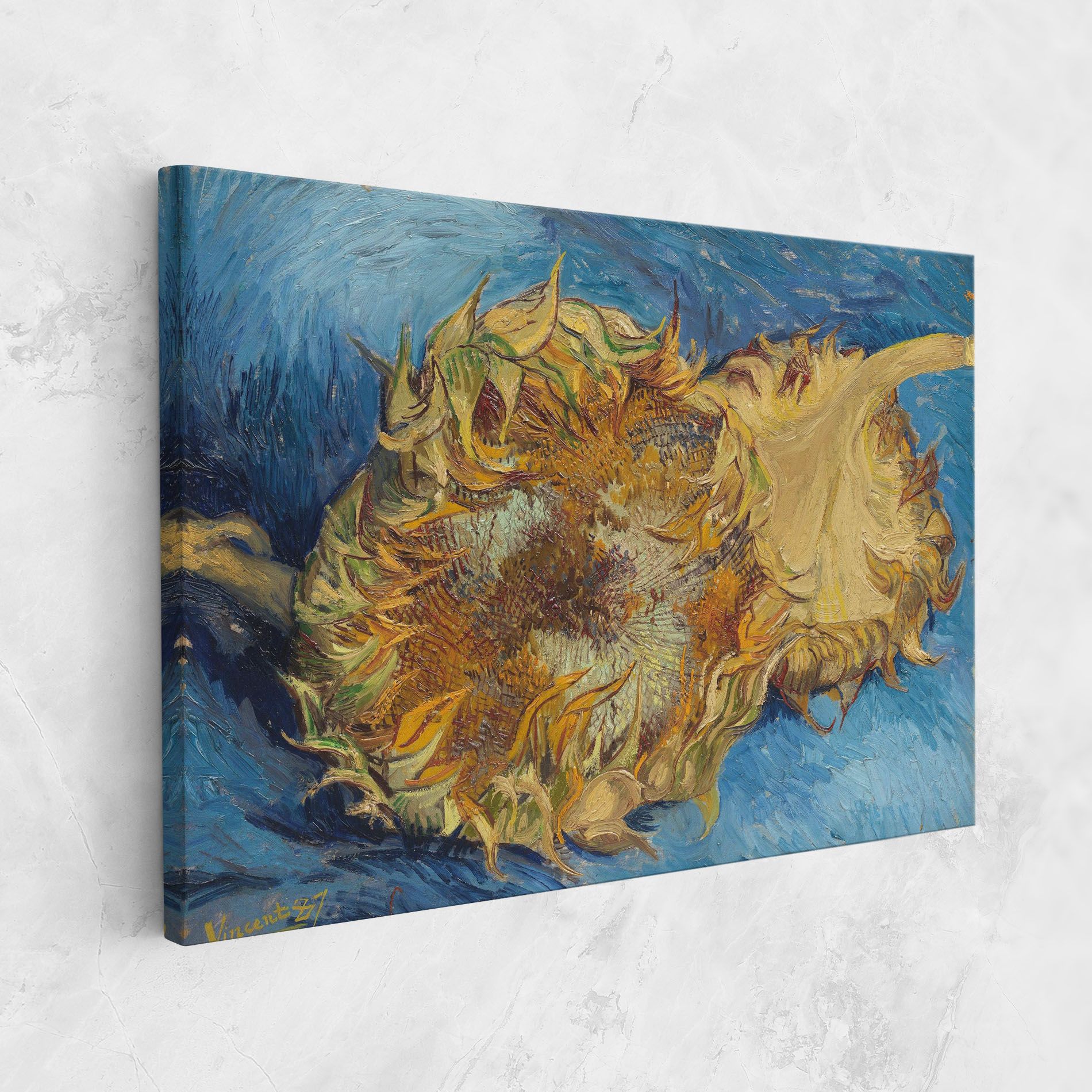 Sunflowers Van Gogh mockup 1