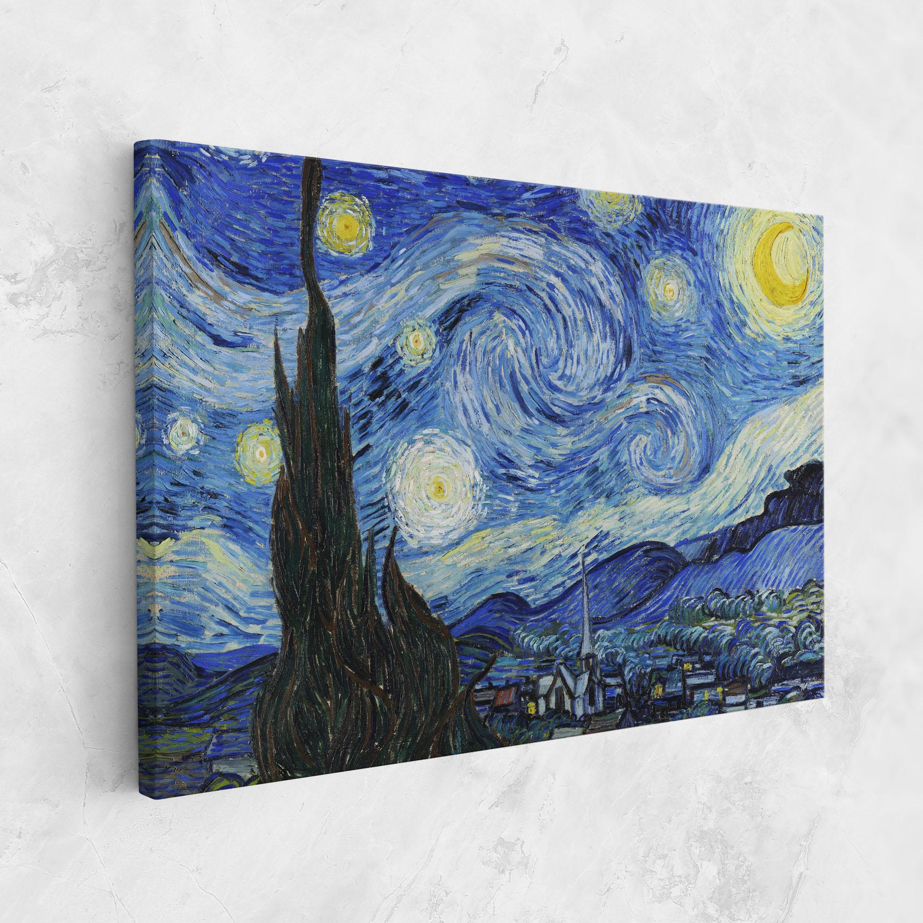 Leinwandbild The Starry Night mockup 1