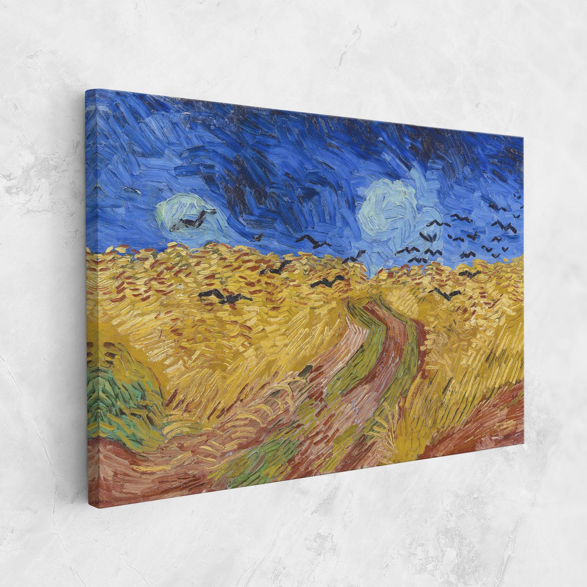 Leinwandbild Wheatfield Crows mockup 1