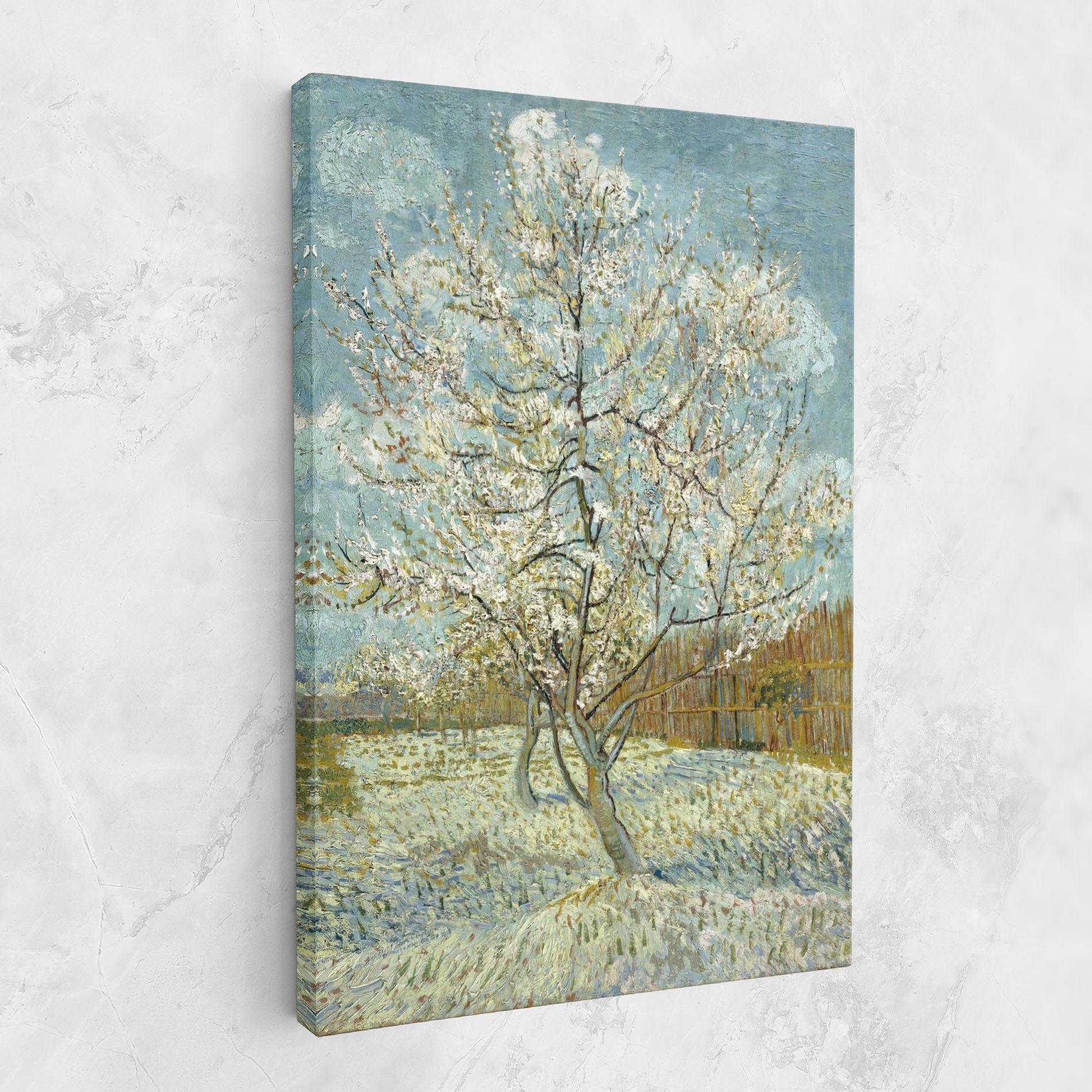 Leinwandbild De Roze Perzikboom mockup 1