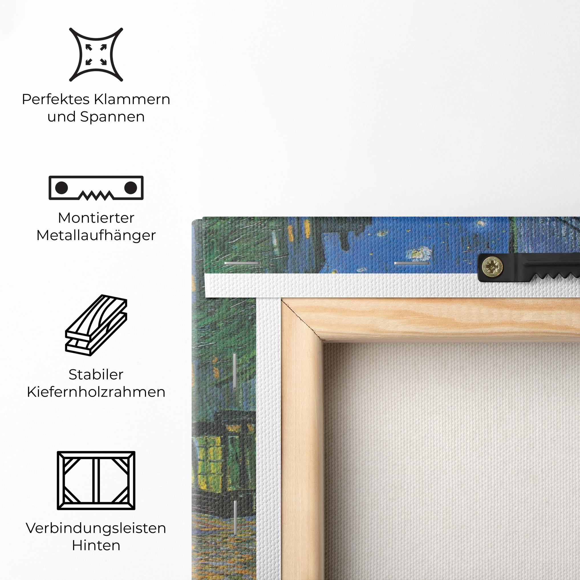 Leinwandbild Cafe Terrace At Night mockup 5