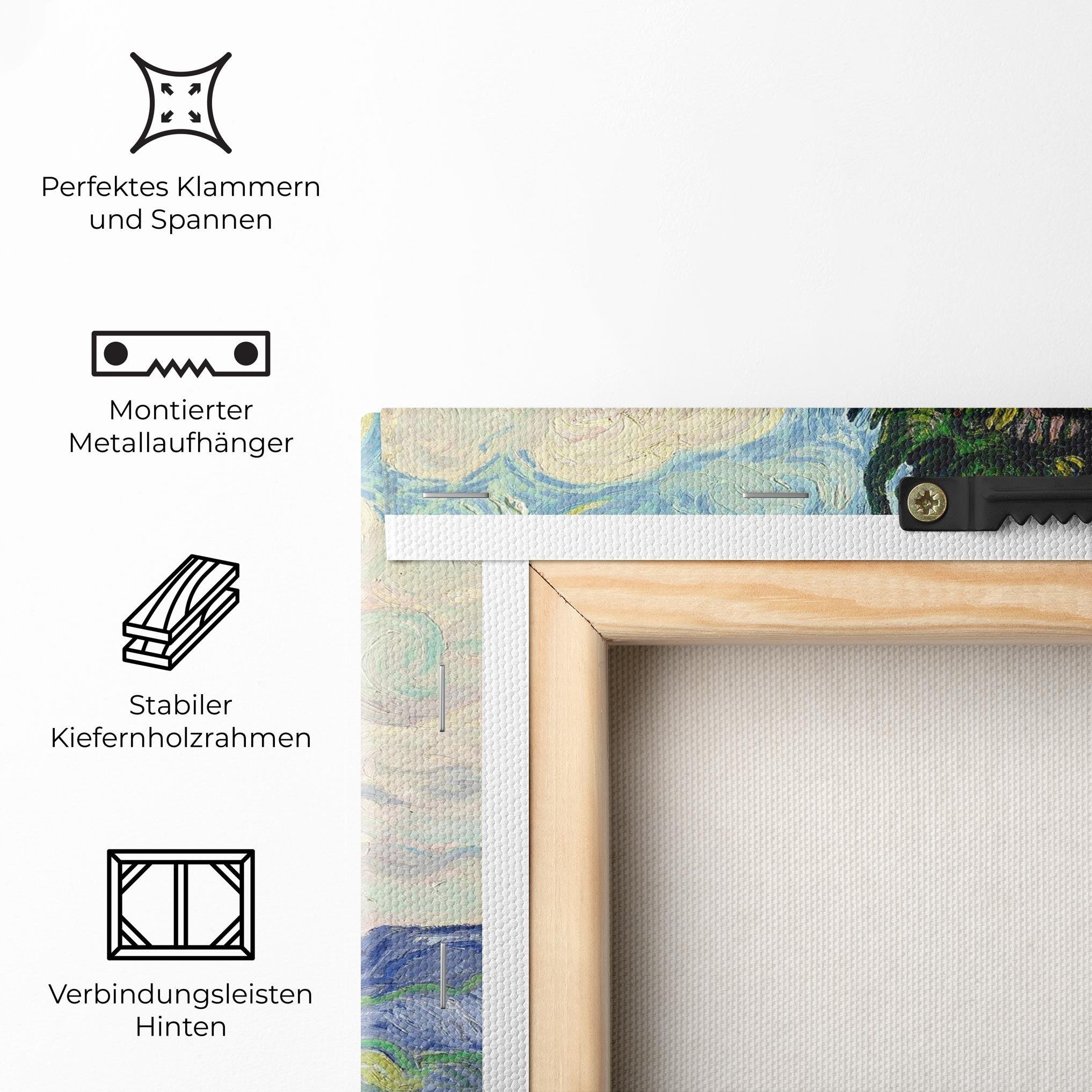 Leinwandbild Cypresses mockup 5