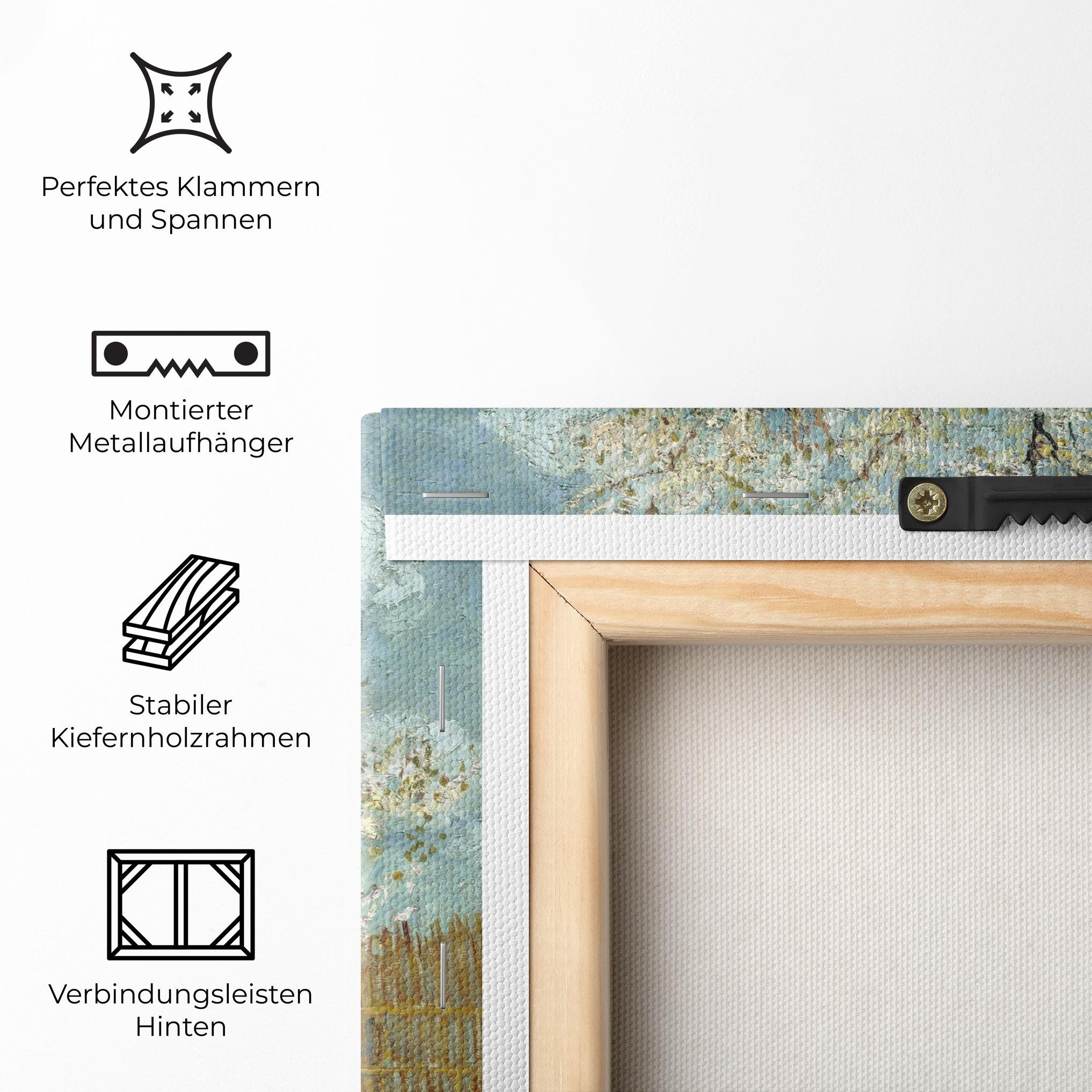 Leinwandbild De Roze Perzikboom mockup 5