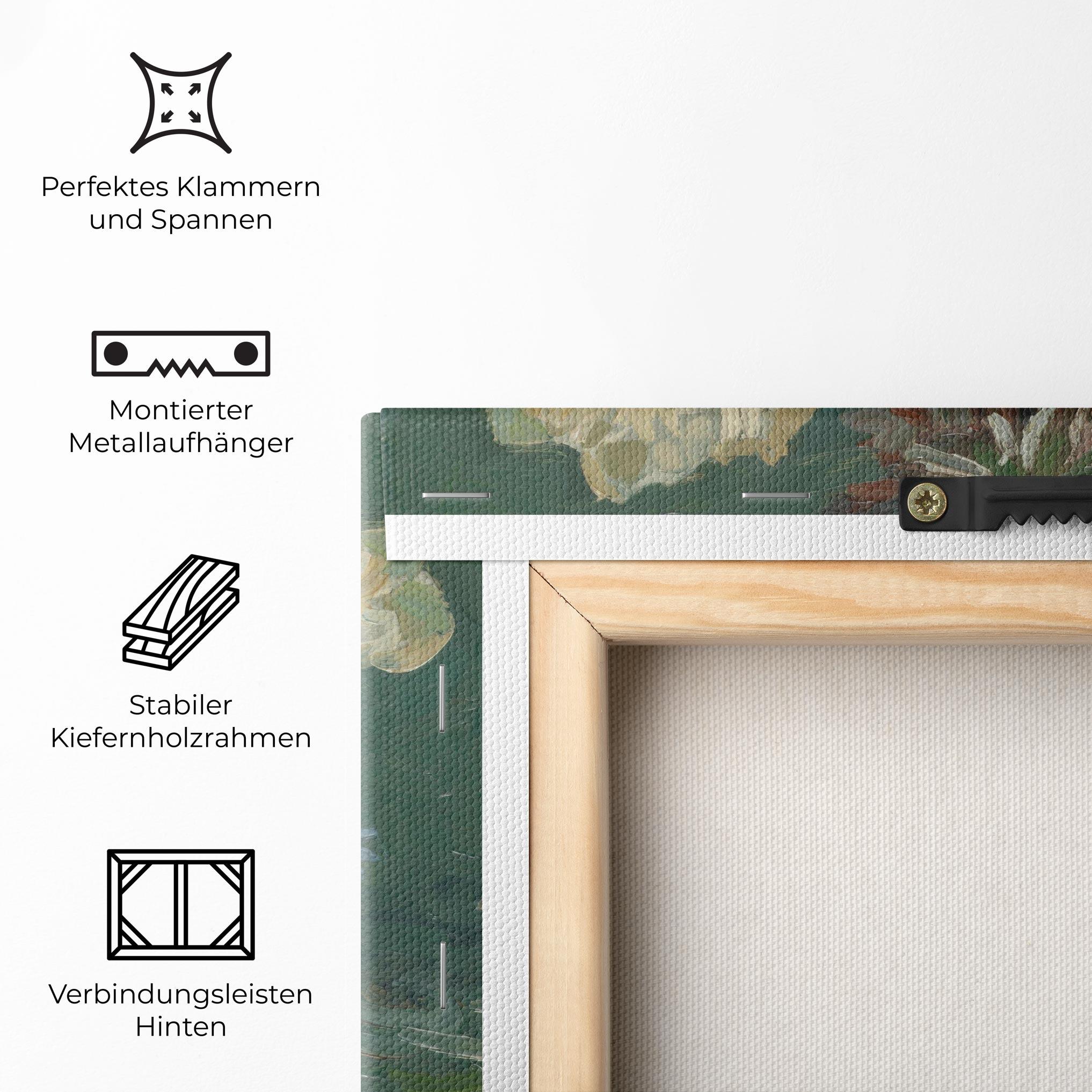 Leinwandbild Flesje Met Pioenrozen mockup 5