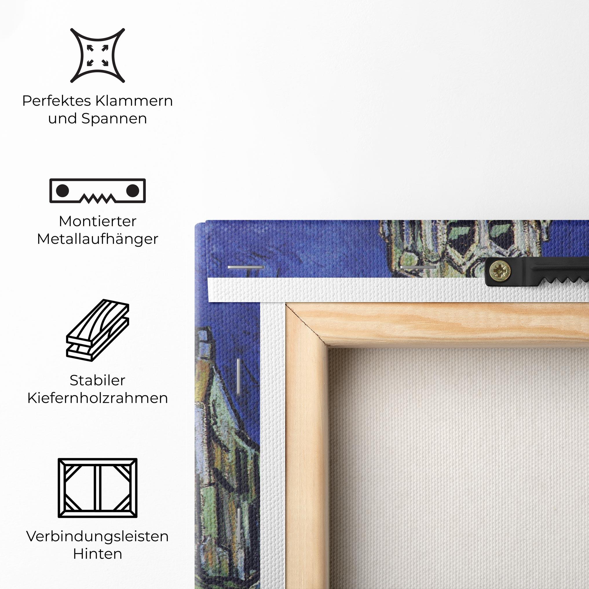 Leinwandbild The Church At Auvers mockup 5