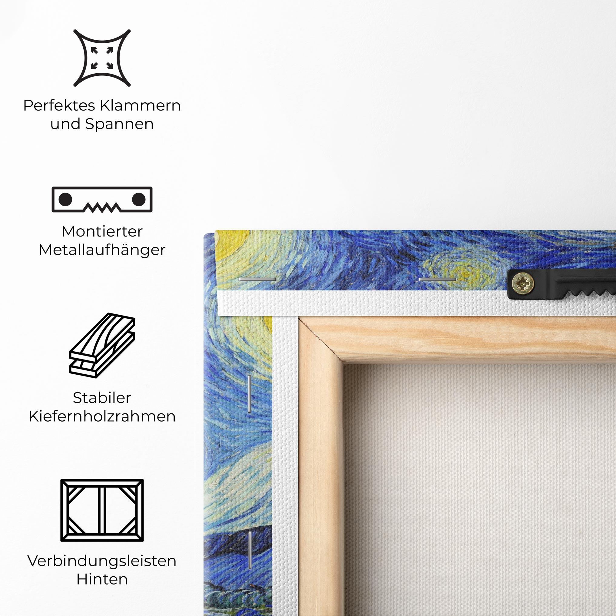 Leinwandbild The Starry Night mockup 5