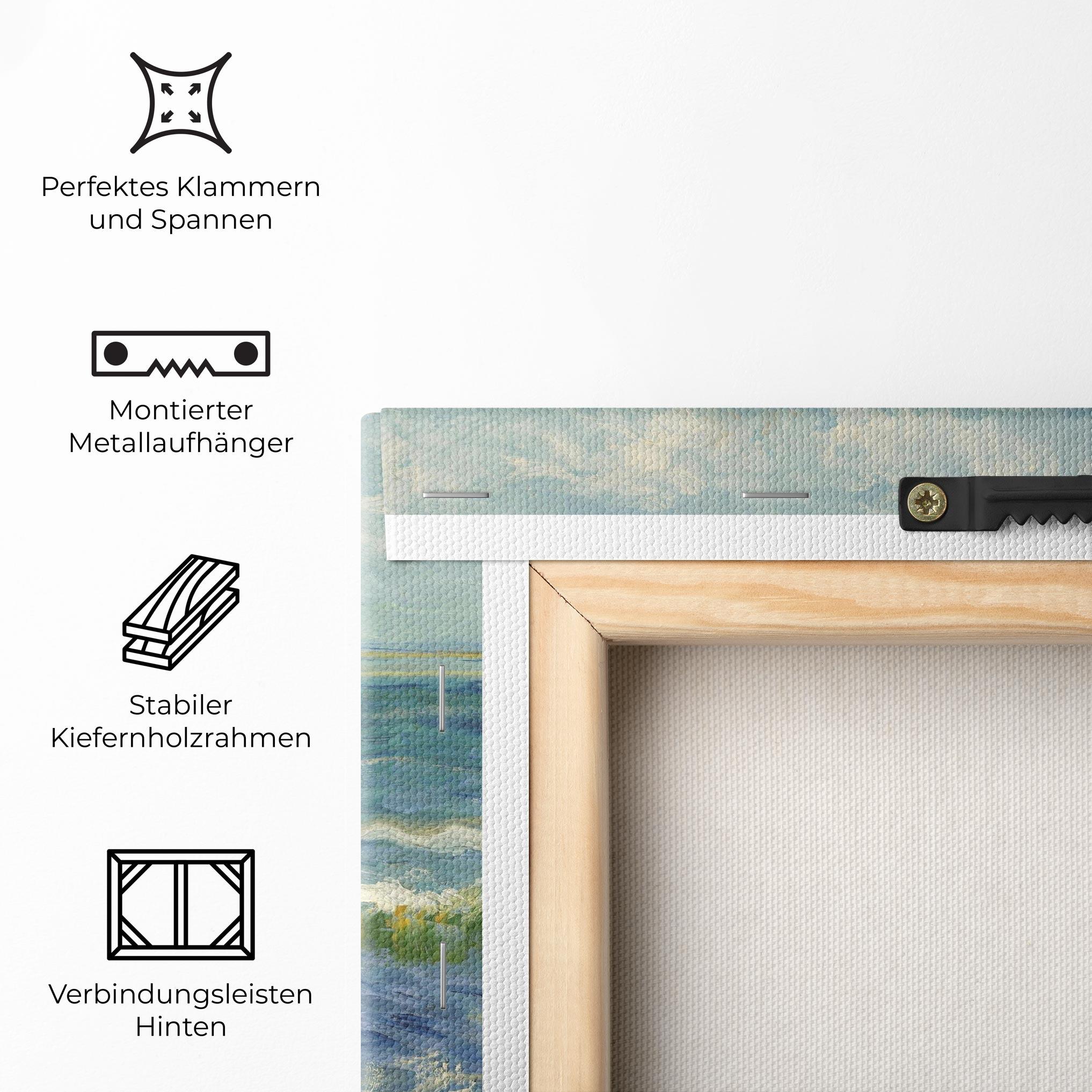 Leinwandbild Zeegezicht Saintes Maries mockup 5