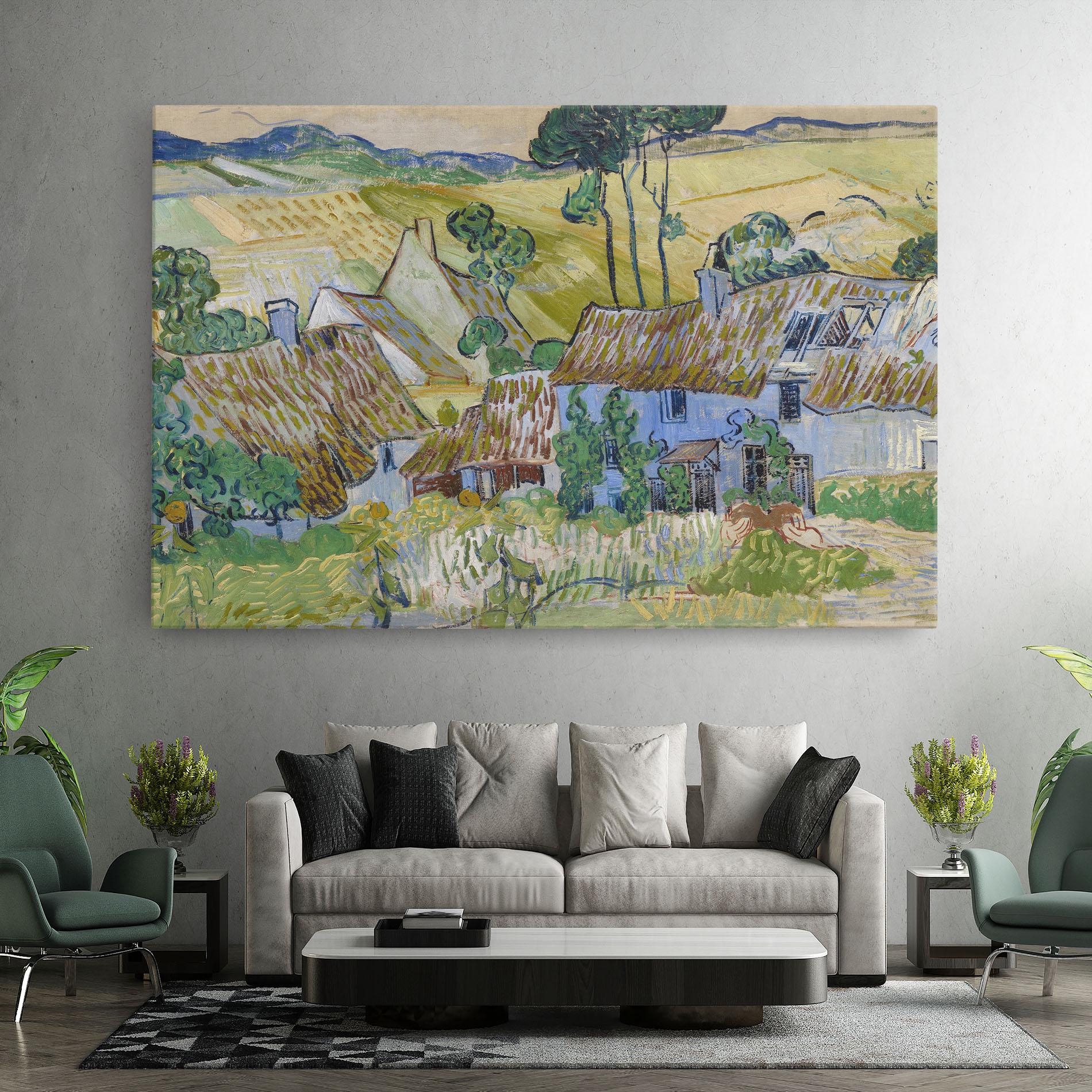 Leinwandbild Farms Near Auvers mockup 7