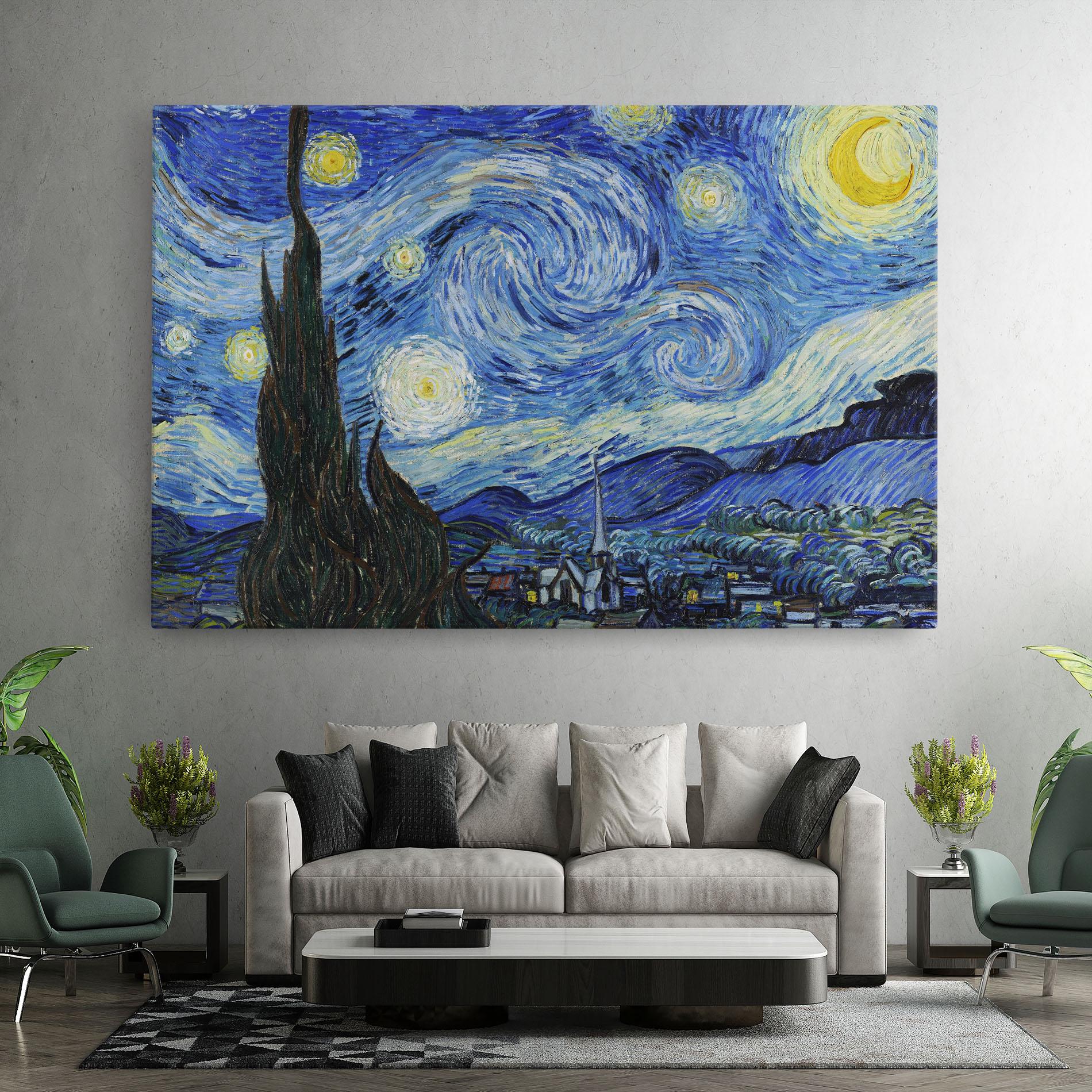 Leinwandbild The Starry Night mockup 7